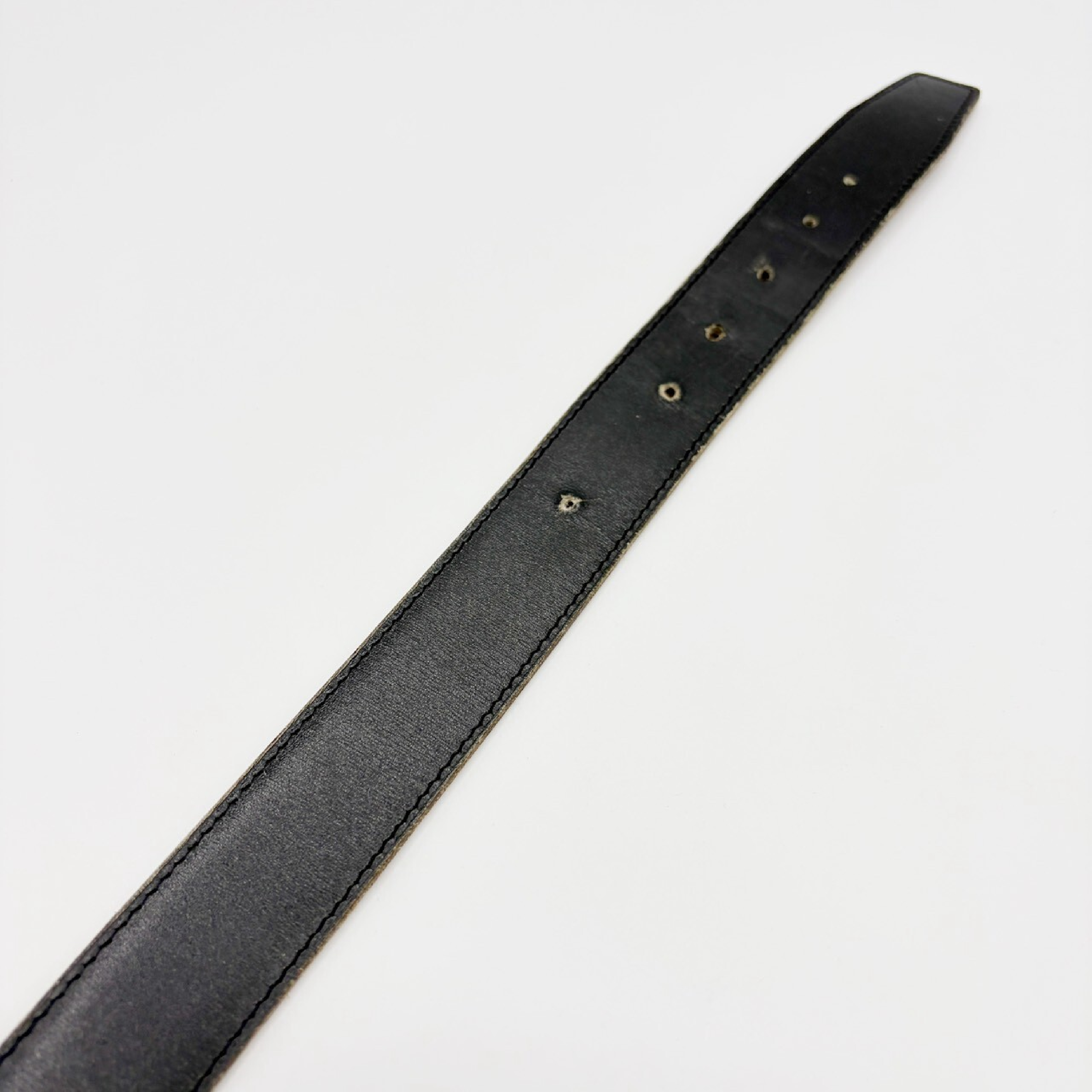 Constance 80 Belt, Silver Hardware, F Stamp — view 5