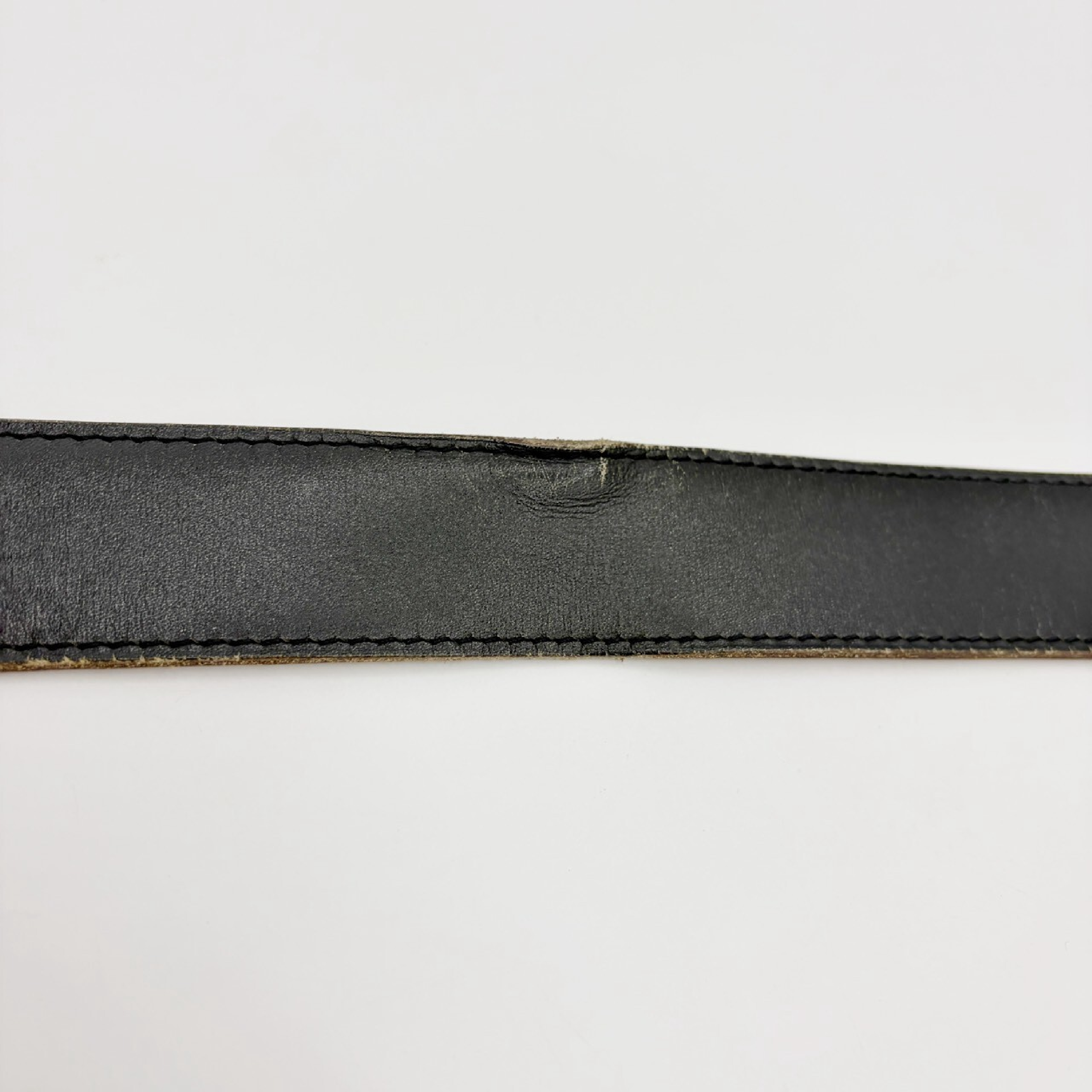 Constance 80 Belt, Silver Hardware, F Stamp — view 7
