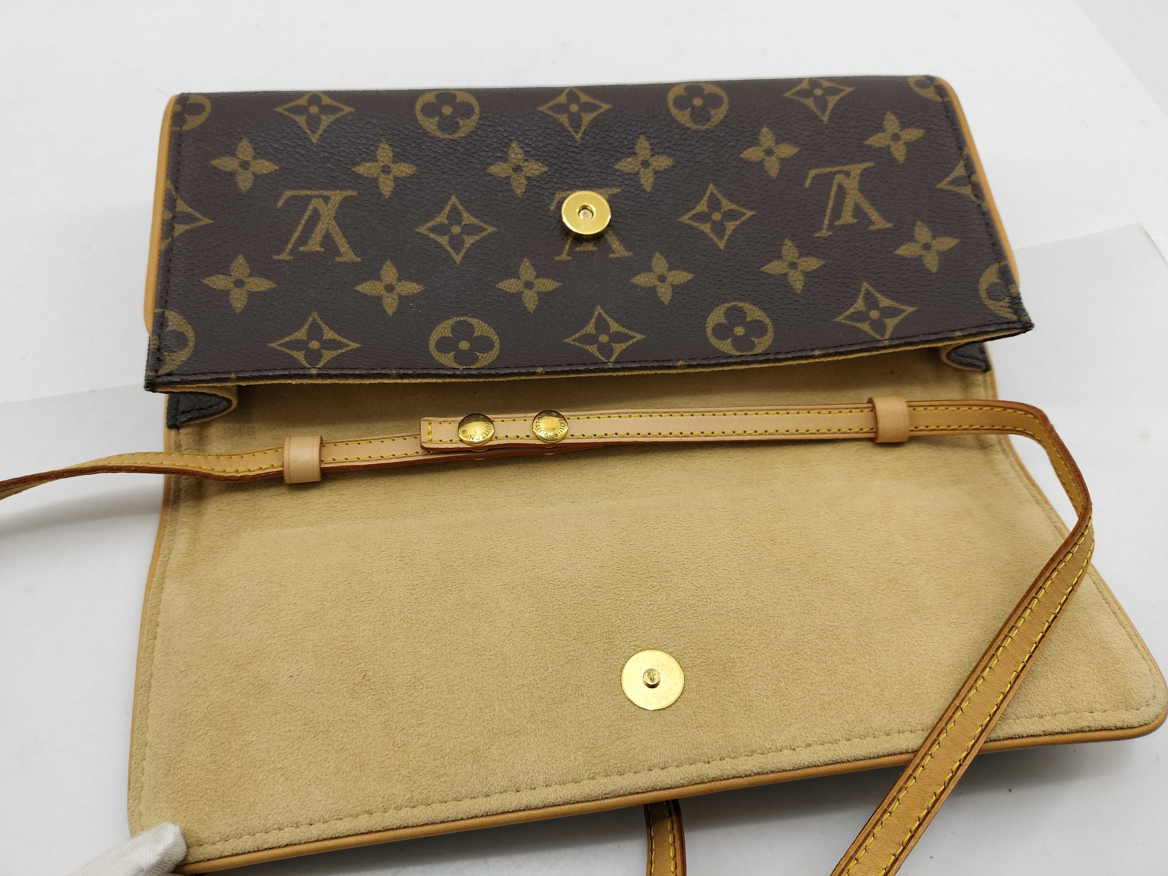 Monogram Louis Vuitton Monogram Shoulder Bag Pochette Twin GM M51852 Clutch Bag — view 8