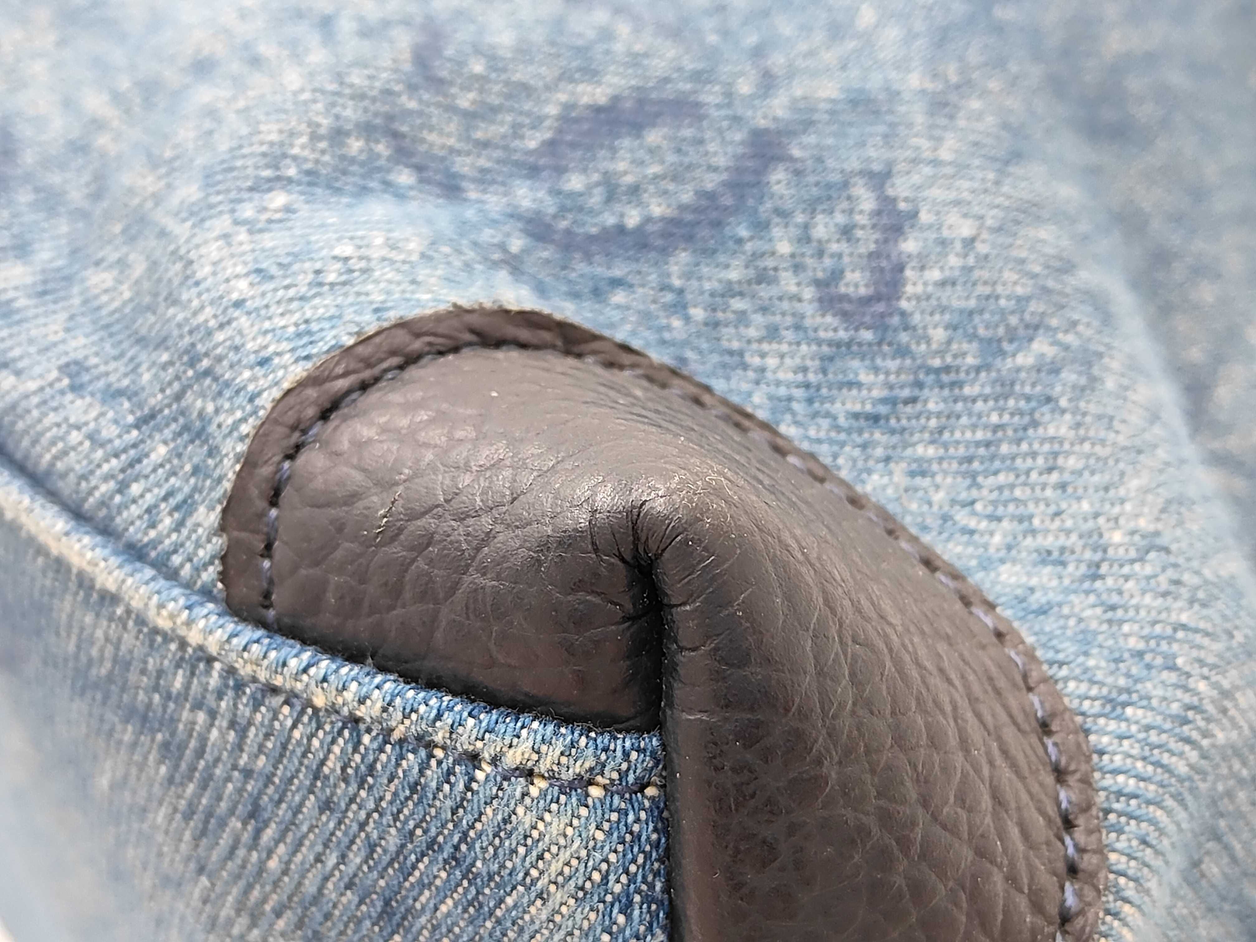 denim shoulder bag with Coco Mark, serial number 7. — view 4