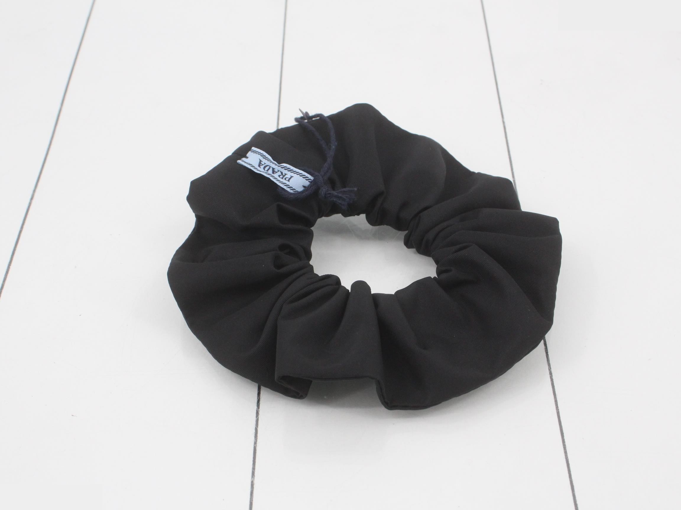 11F015 Scrunchie, Triangle Logo, Nylon, Tag Included, Unused, Stored Item, Box — view 2