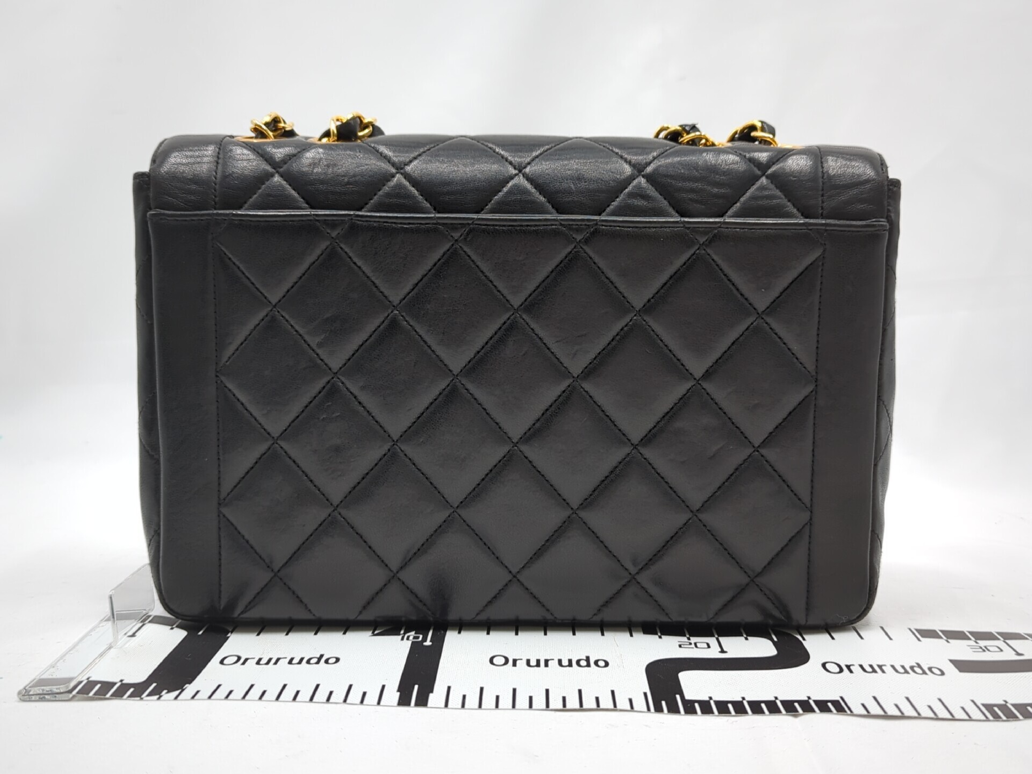 Lambskin Black Chain Shoulder Bag (Serial No. 3) — view 2
