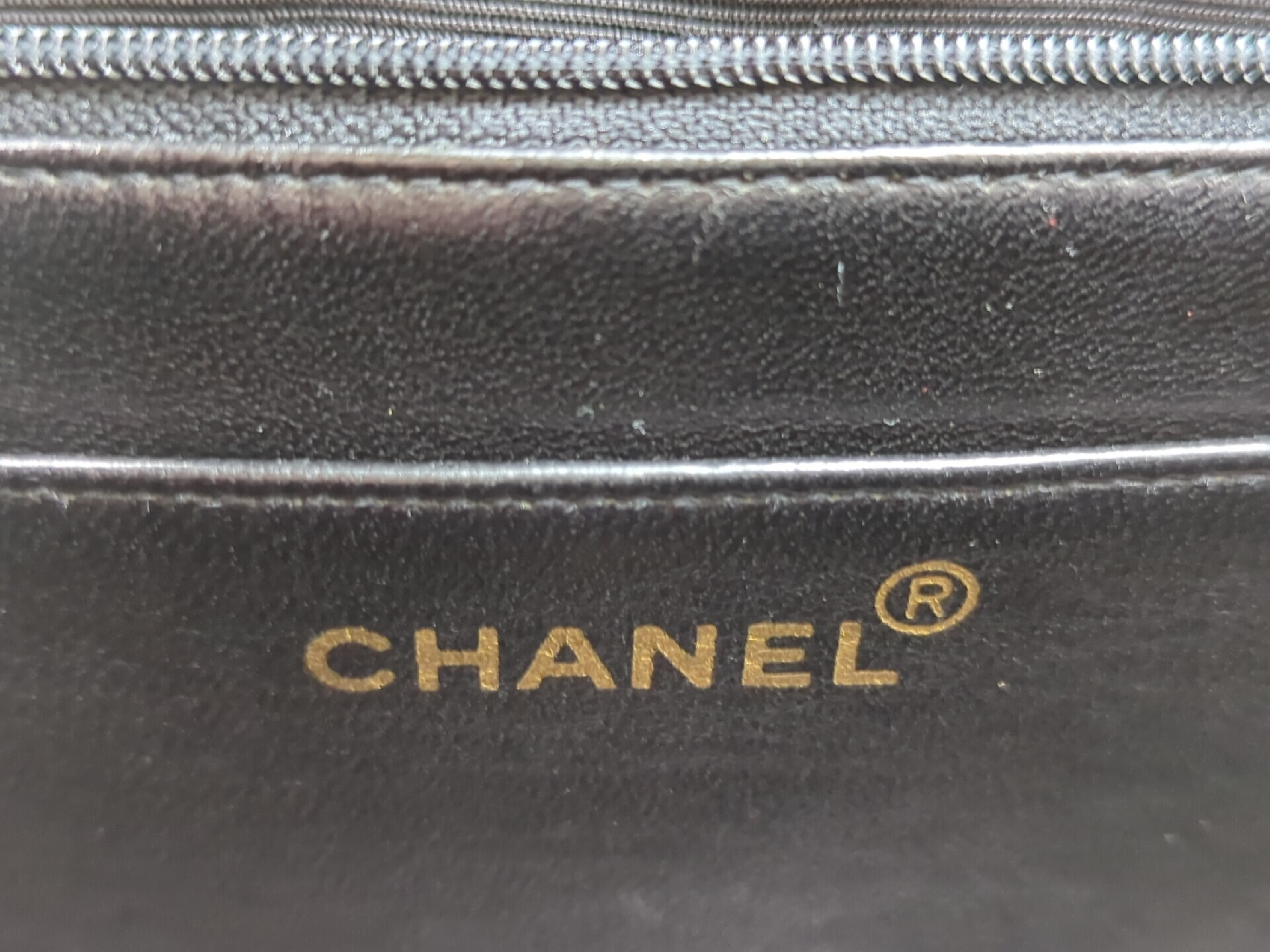 Lambskin Black Chain Shoulder Bag (Serial No. 3) — view 11
