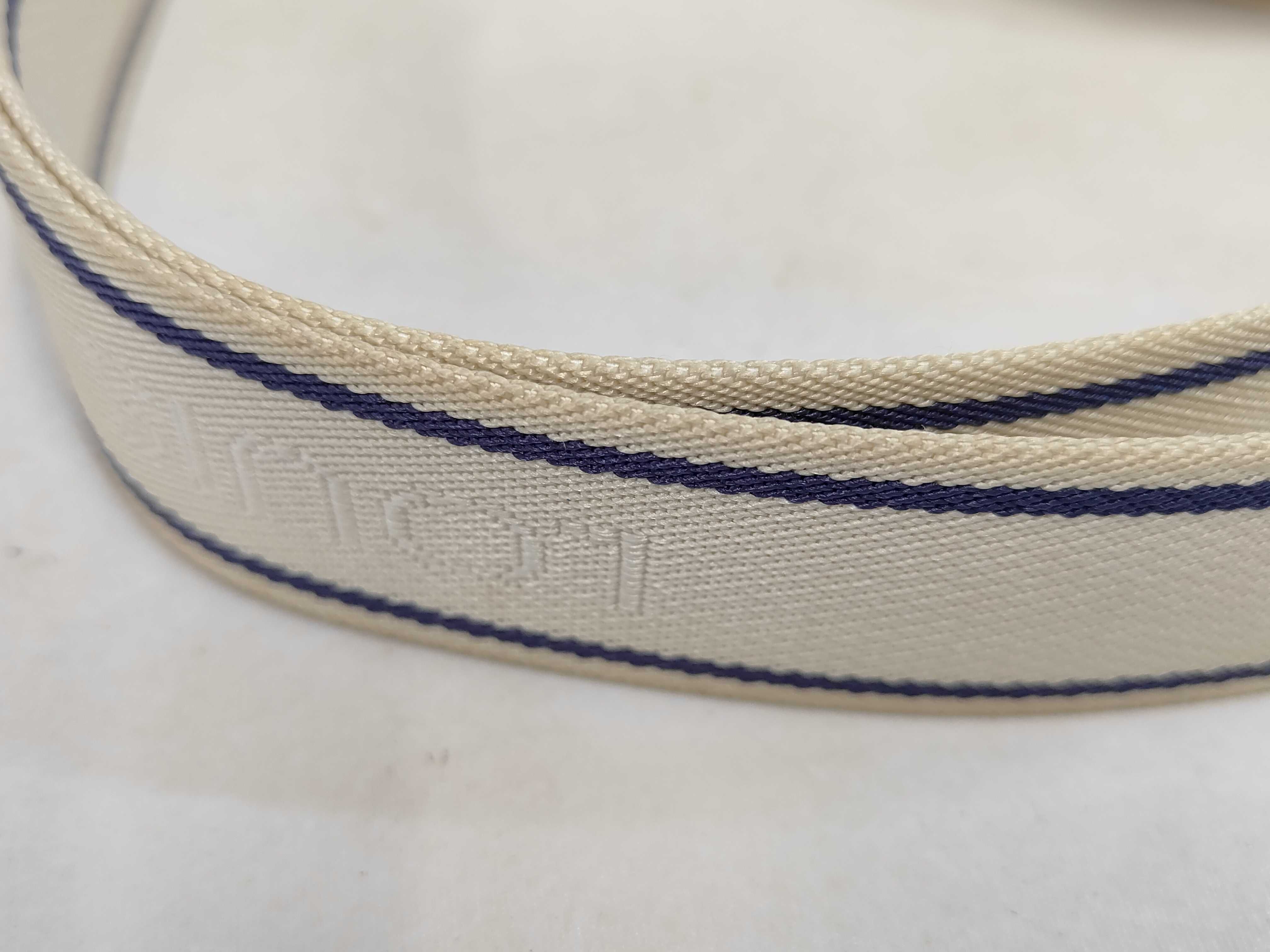White Blue-Gray Damier Azur Line Pochette Bosphore Shoulder Bag — view 5