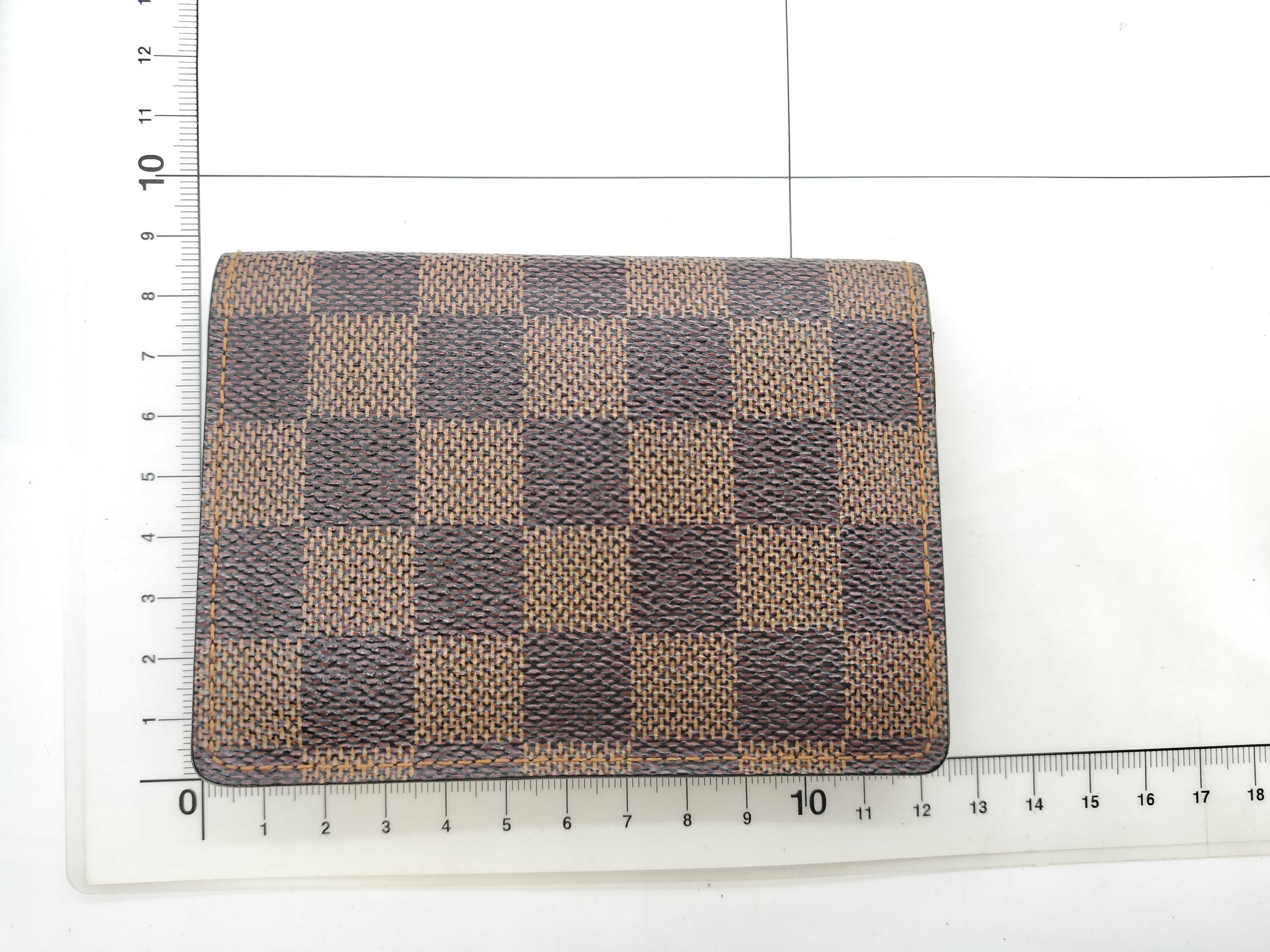 Damier Porte de Cartes Vertical Card Case — view 2