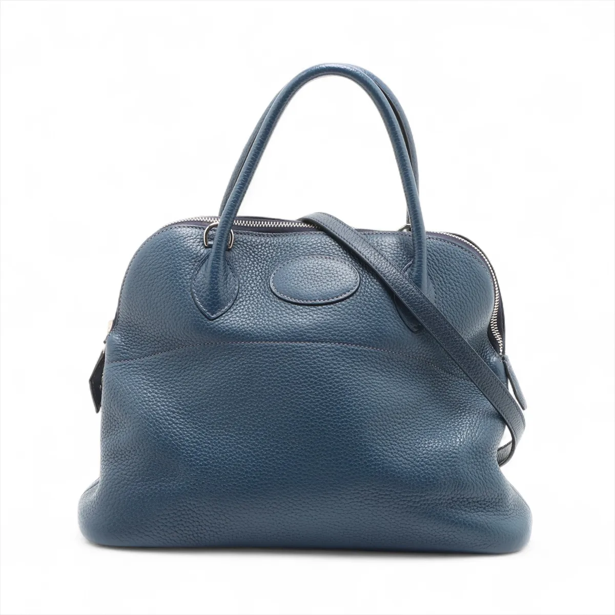 Bolide 31 Taurillon Clemence Blue de Malte Silver hardware M:2009