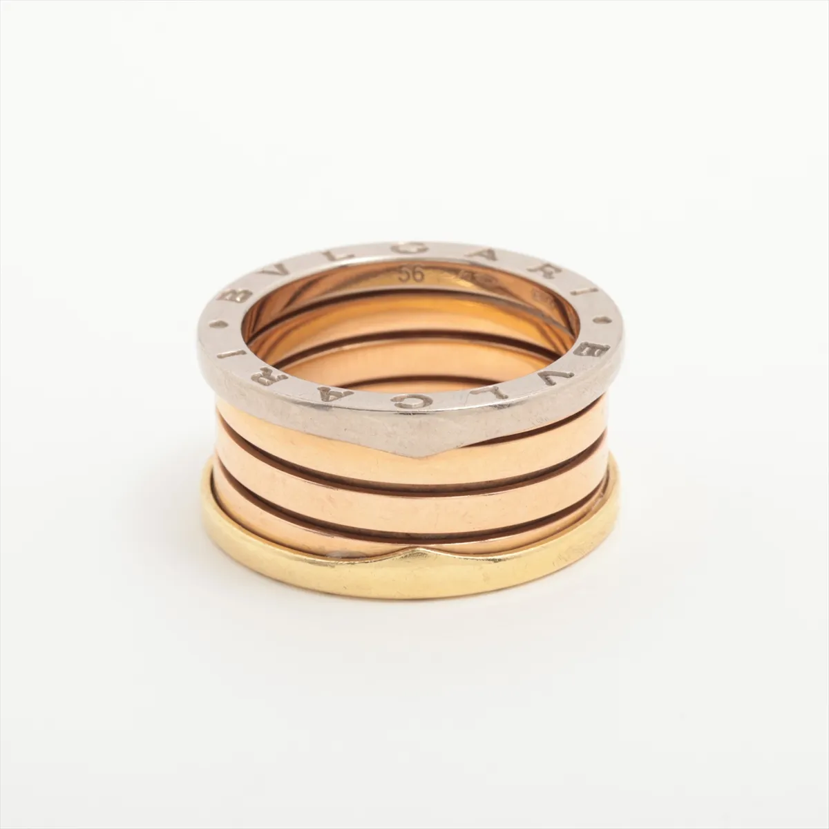 B.zero1 Perfect Mistake Ring 750 (YG x PG x WG) 11.8g 56 PMSV4K Spring Defect — view 2