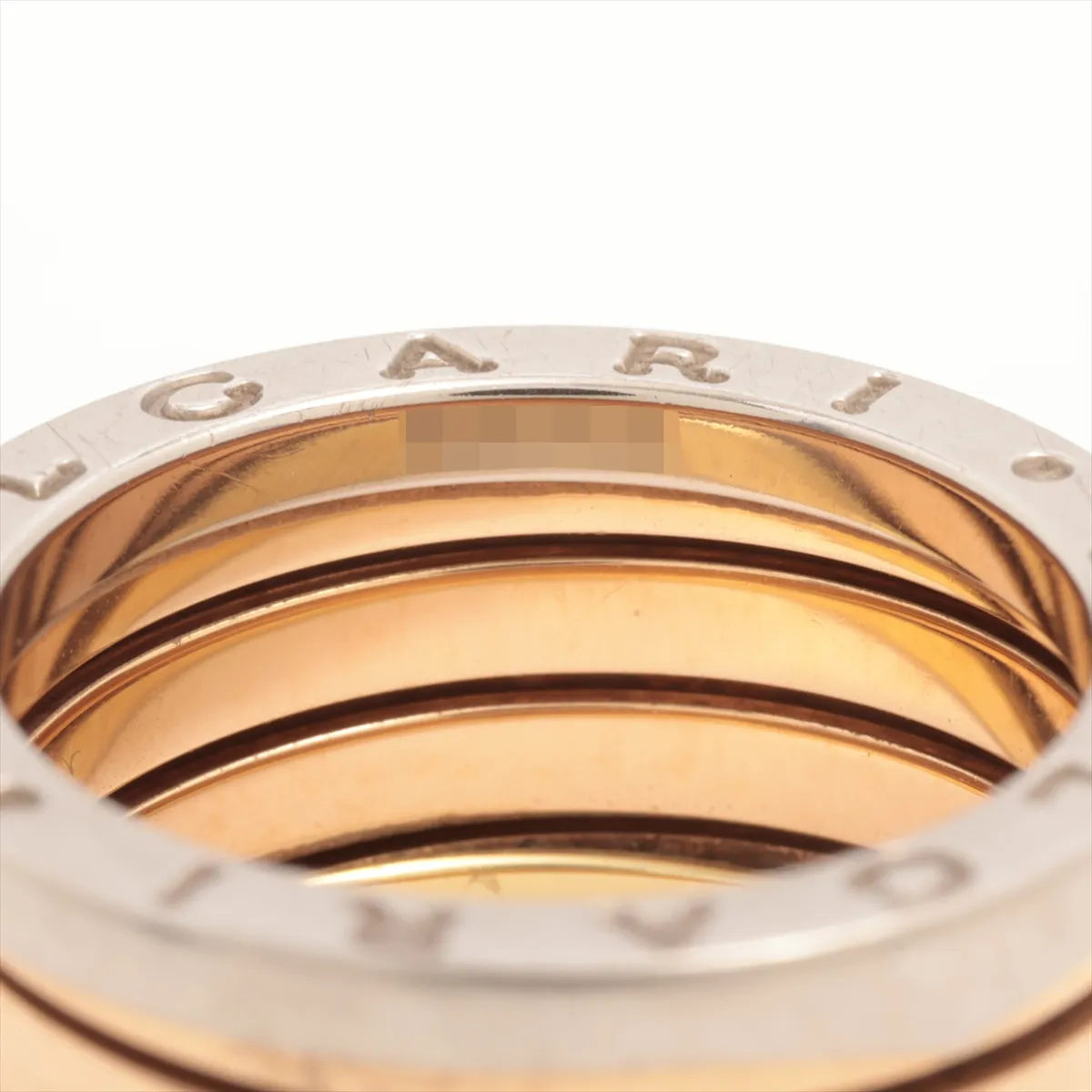 B.zero1 Perfect Mistake Ring 750 (YG x PG x WG) 11.8g 56 PMSV4K Spring Defect — view 4
