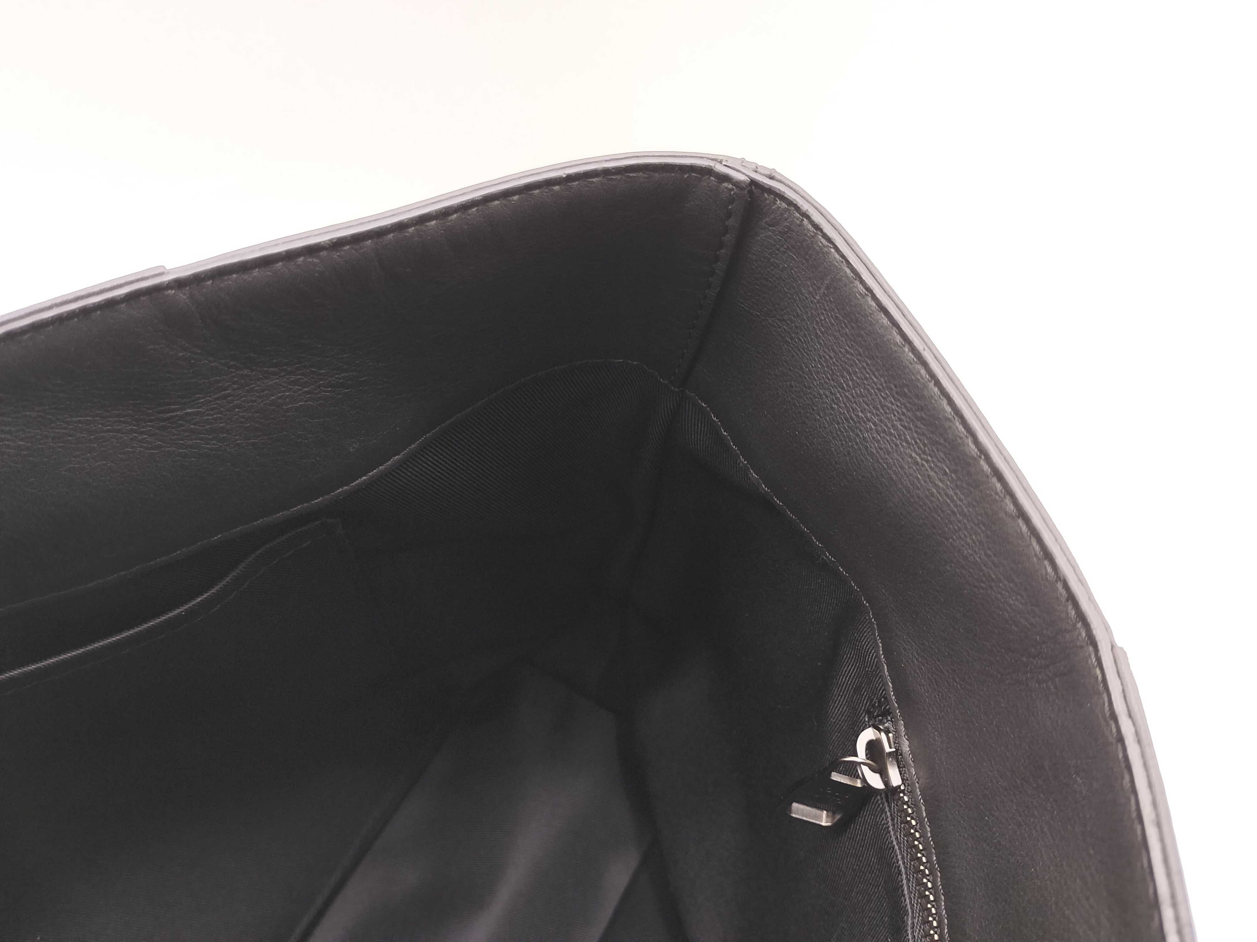 Damier Infini Leather Cabas Voyage Tote Bag Black N41493 UB4198 Tote Bag — view 12