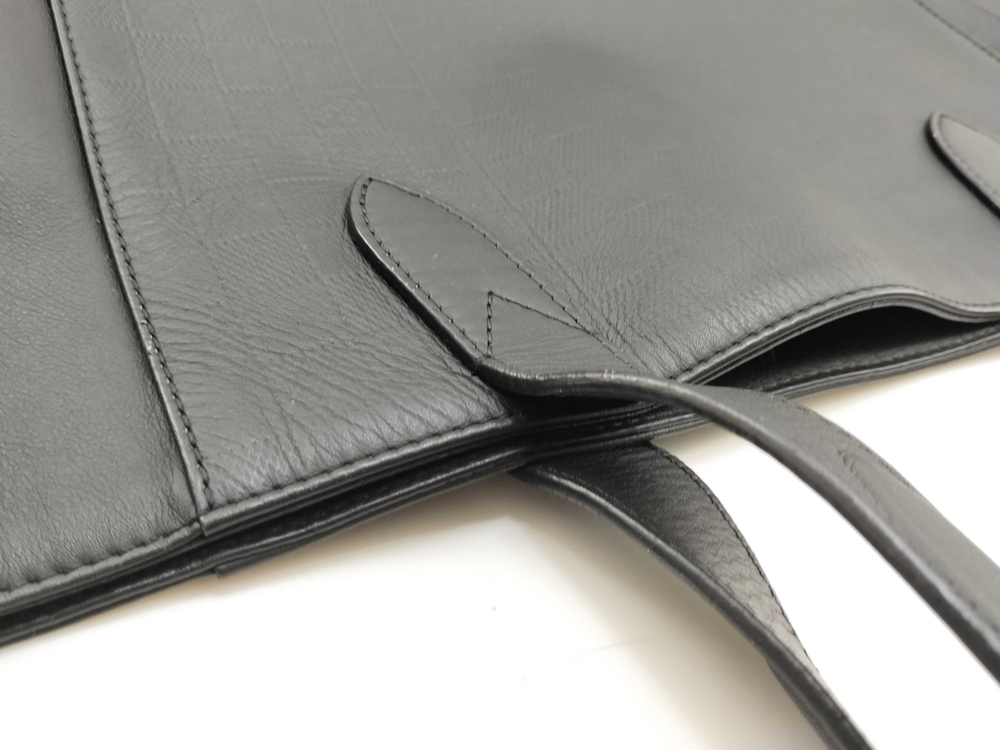 Damier Infini Leather Cabas Voyage Tote Bag Black N41493 UB4198 Tote Bag — view 8