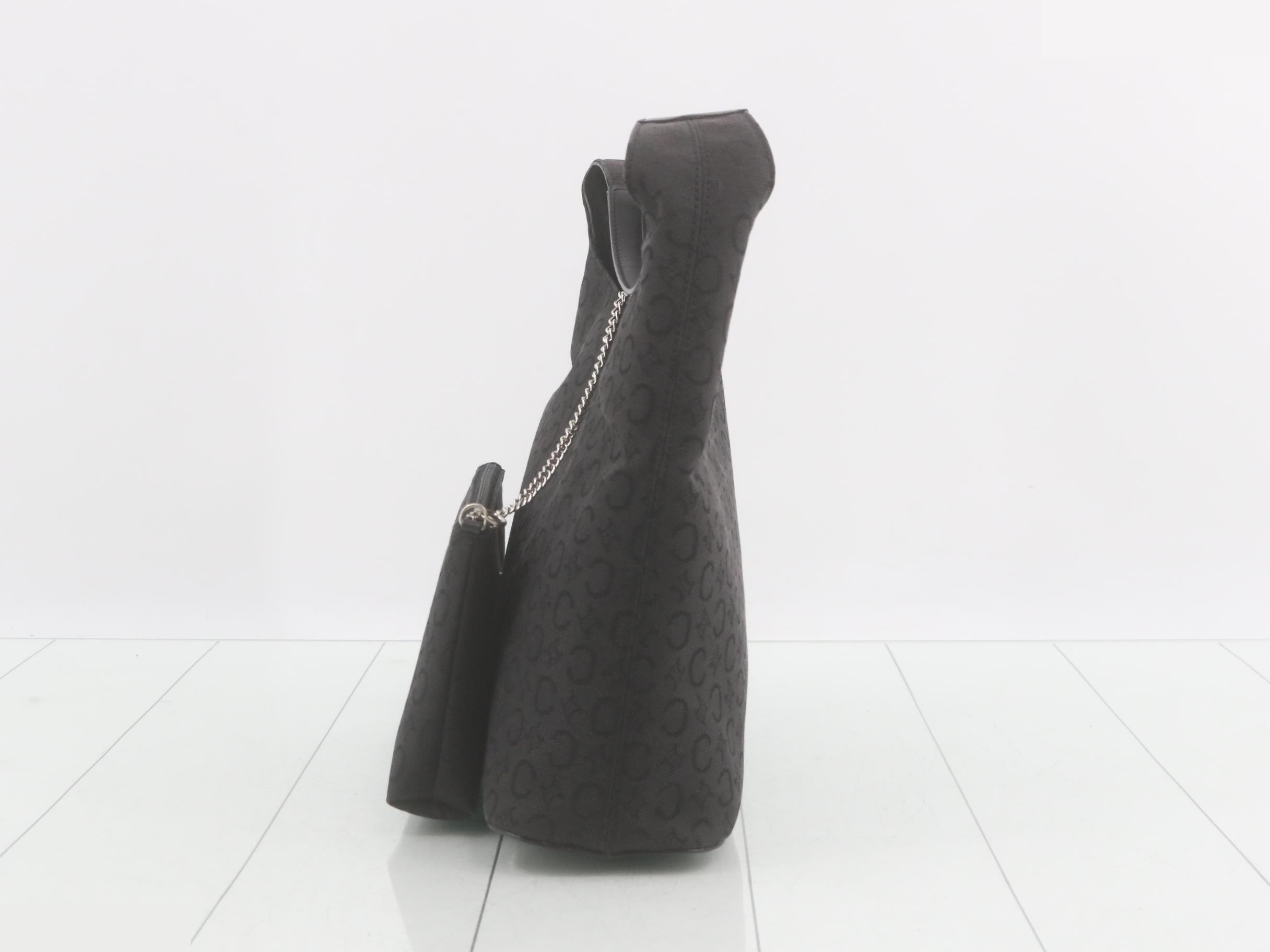 C Macadam Hobo Shoulder Bag with Pouch — view 3