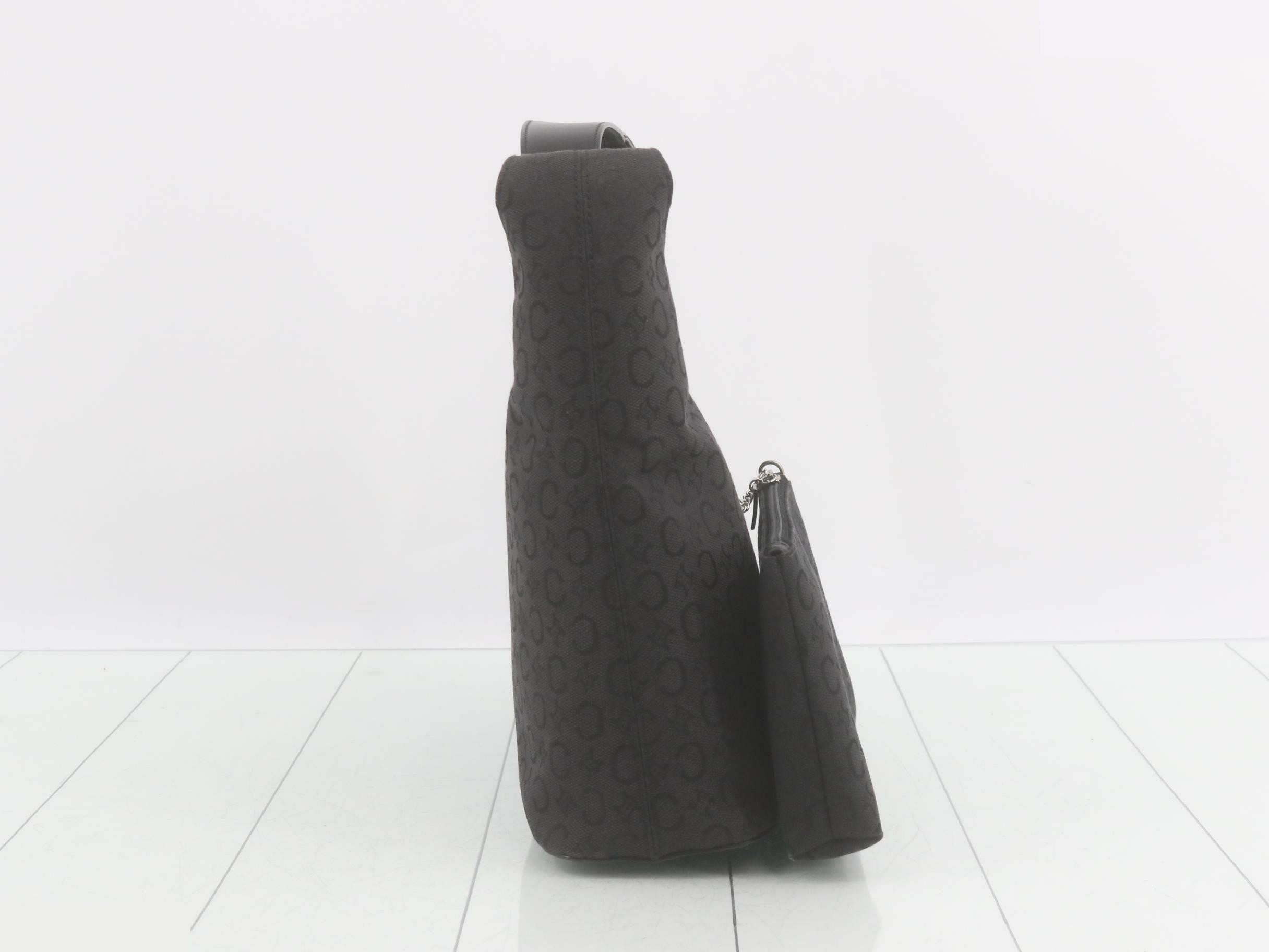 C Macadam Hobo Shoulder Bag with Pouch — view 4