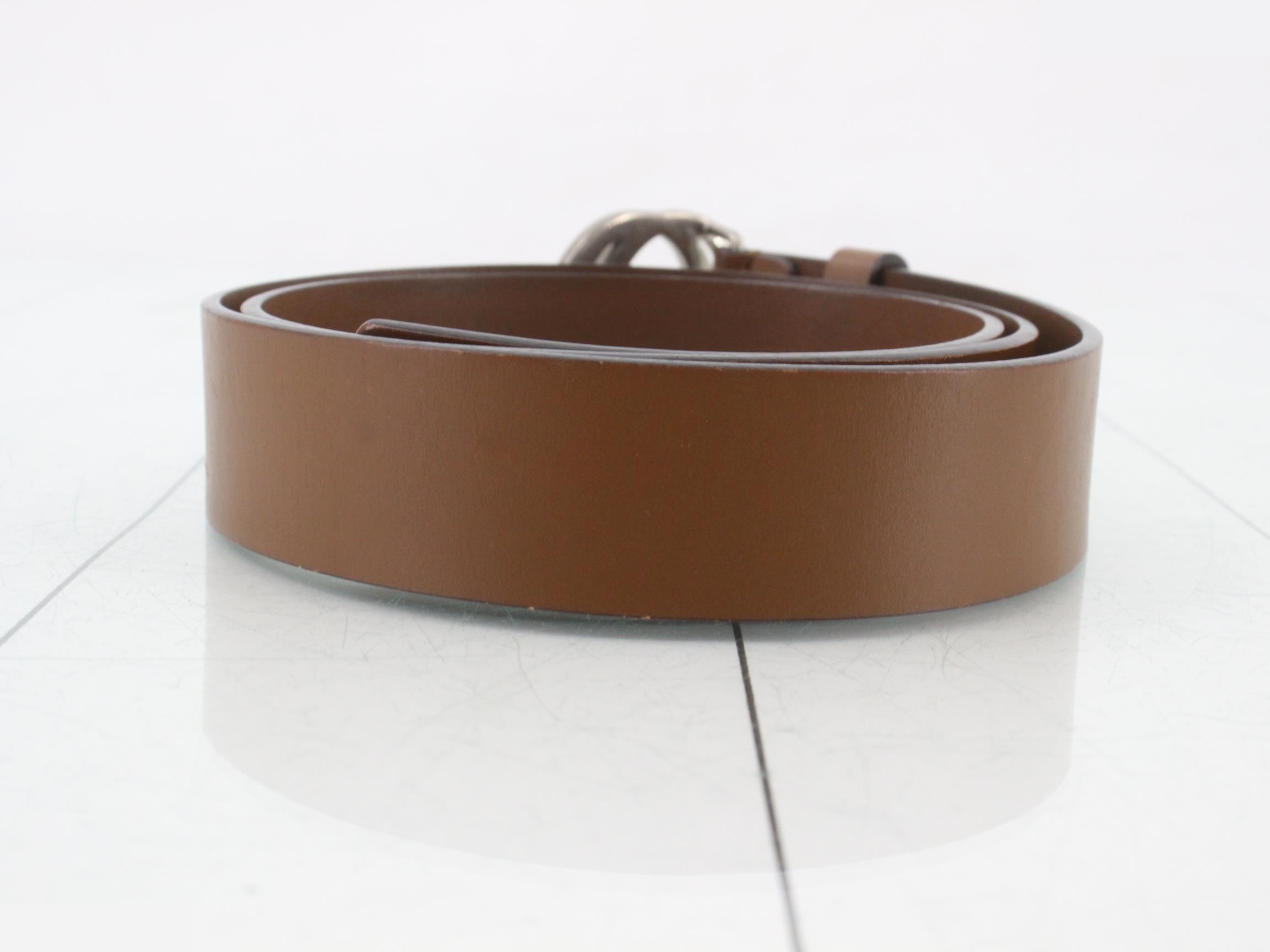 Interlocking G belt 95/38 brown — view 2
