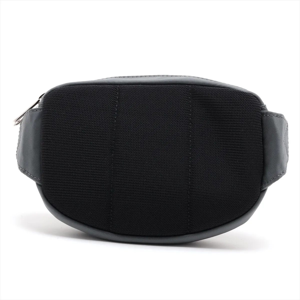 Nylon Waist Pouch, Gray — view 2