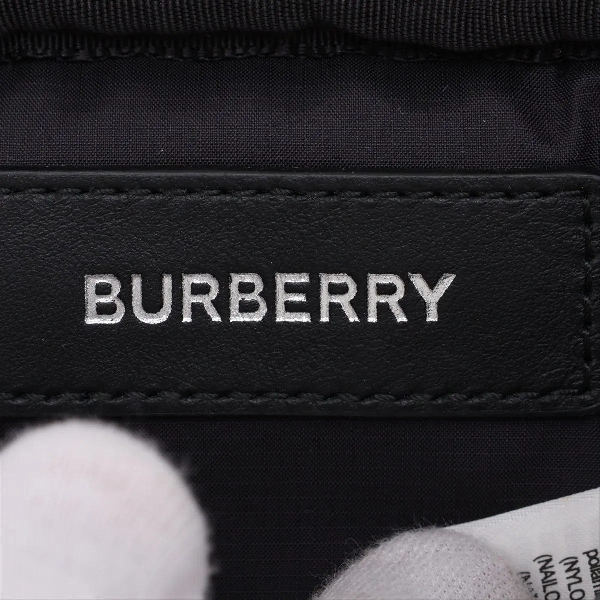 Nylon Waist Pouch, Gray — view 8
