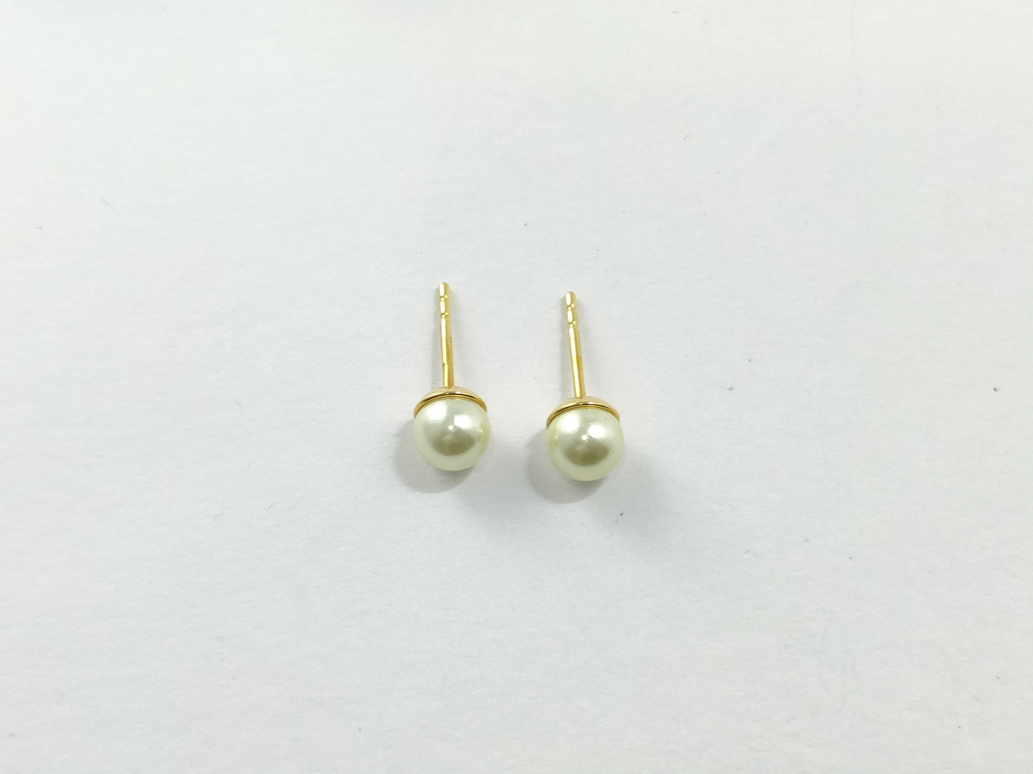 Tribal Pearl Earrings — view 4