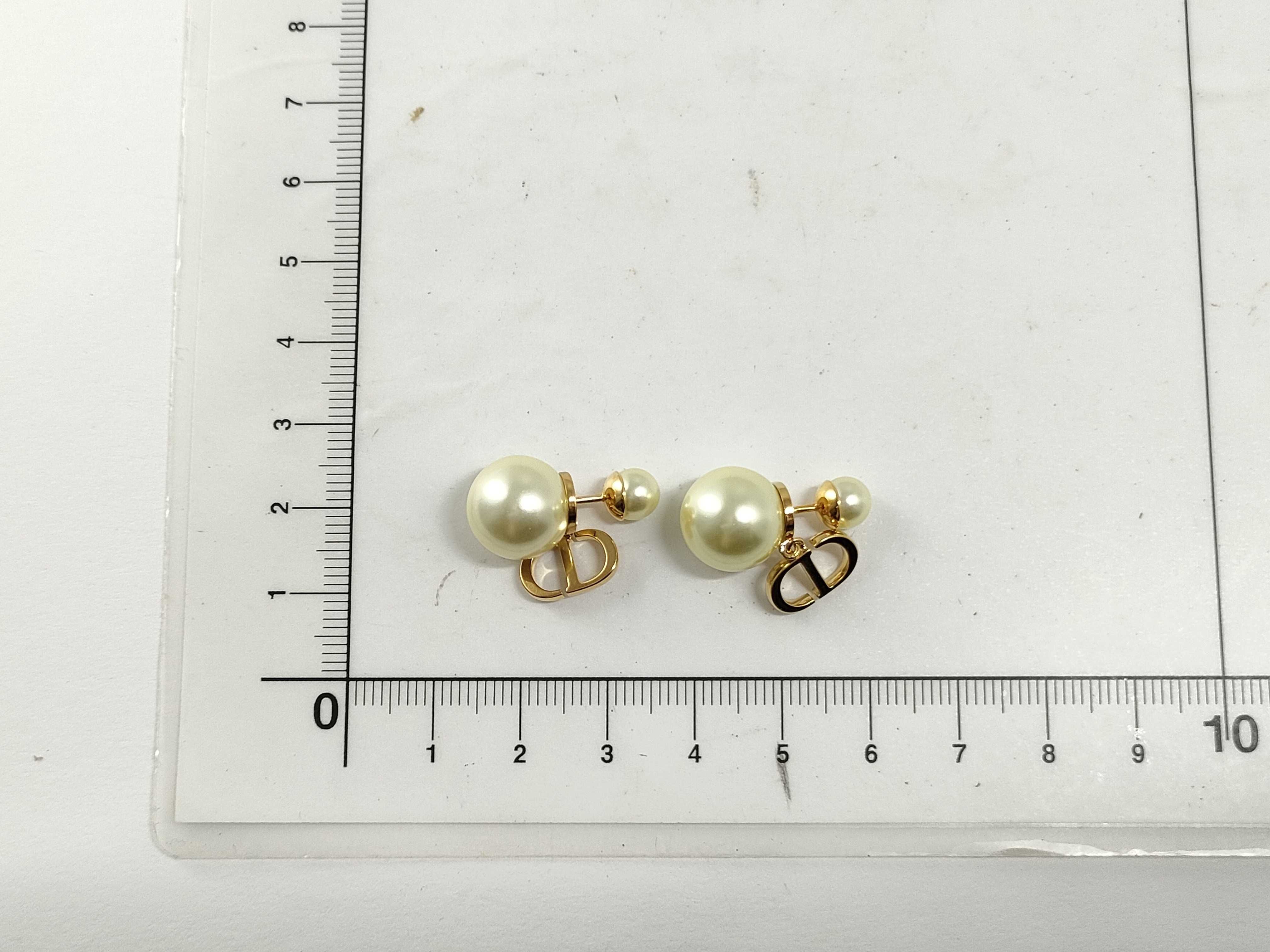 Tribal Pearl Earrings — view 6