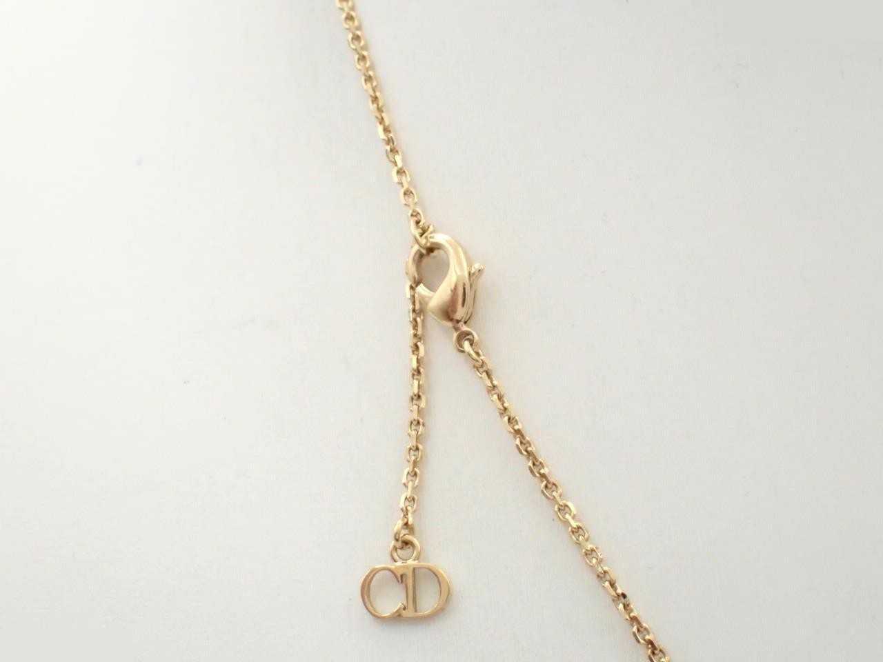 necklace gold rhinestone — view 2