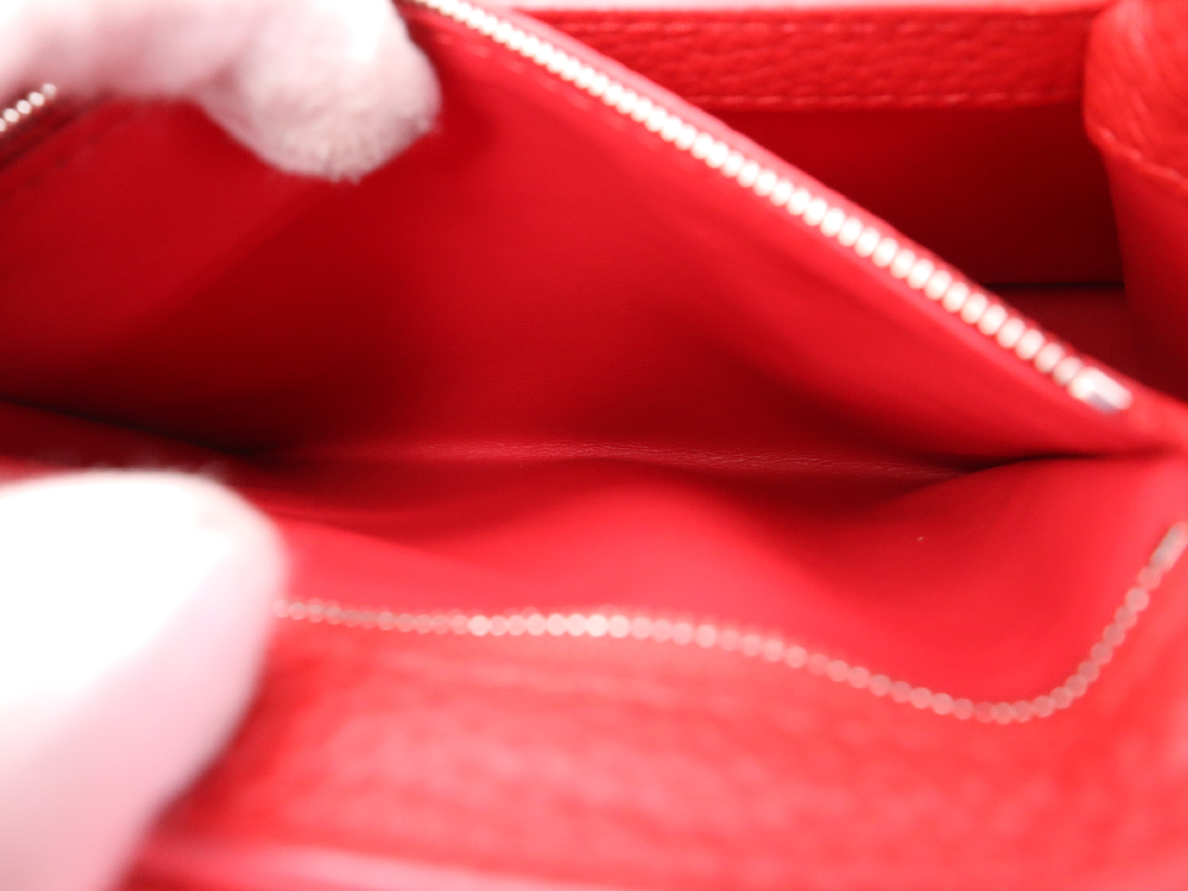 M94754 Parnasséa Capucines BB Ruby Handbag with Shoulder Strap — view 11