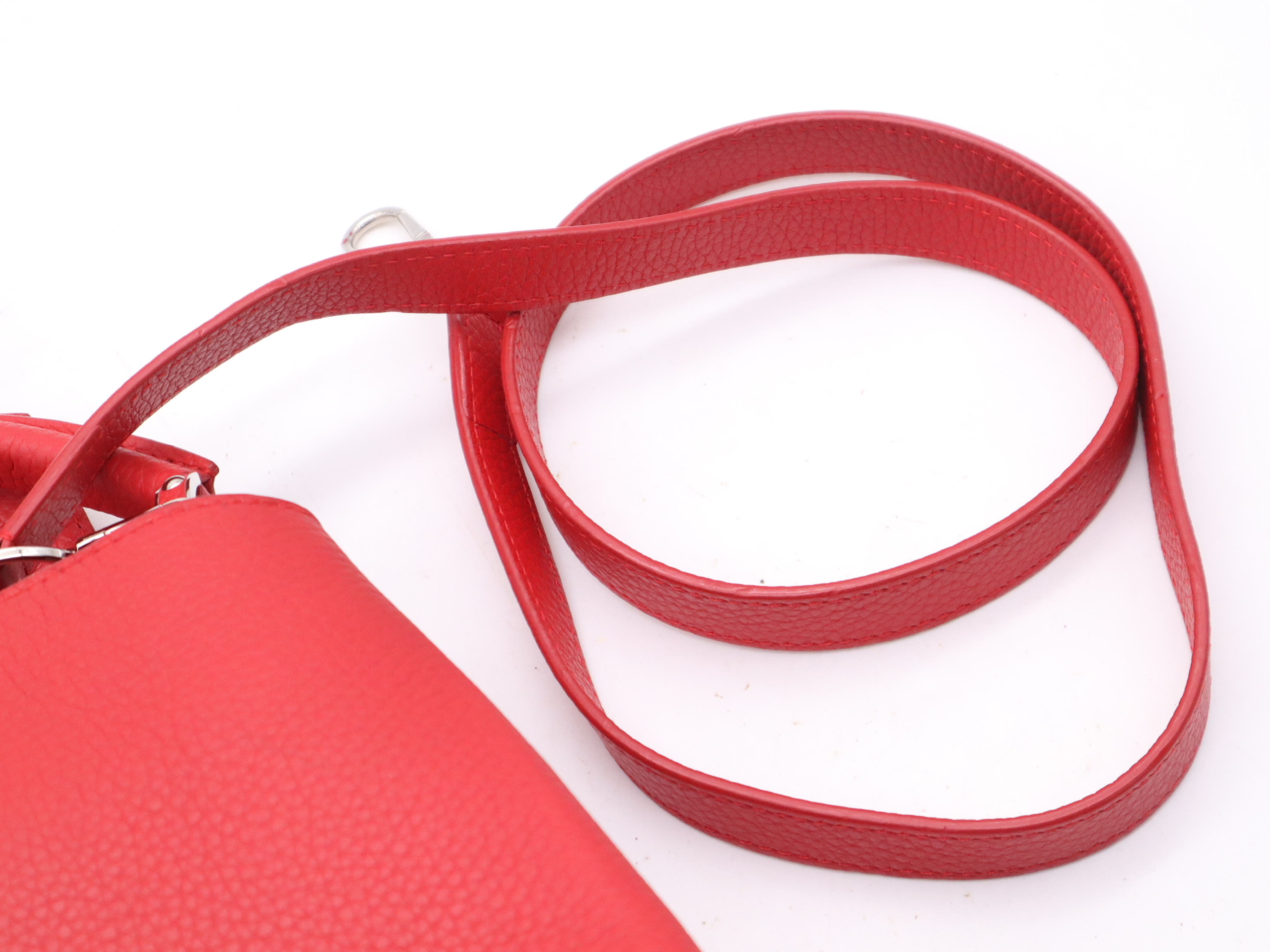 M94754 Parnasséa Capucines BB Ruby Handbag with Shoulder Strap — view 12