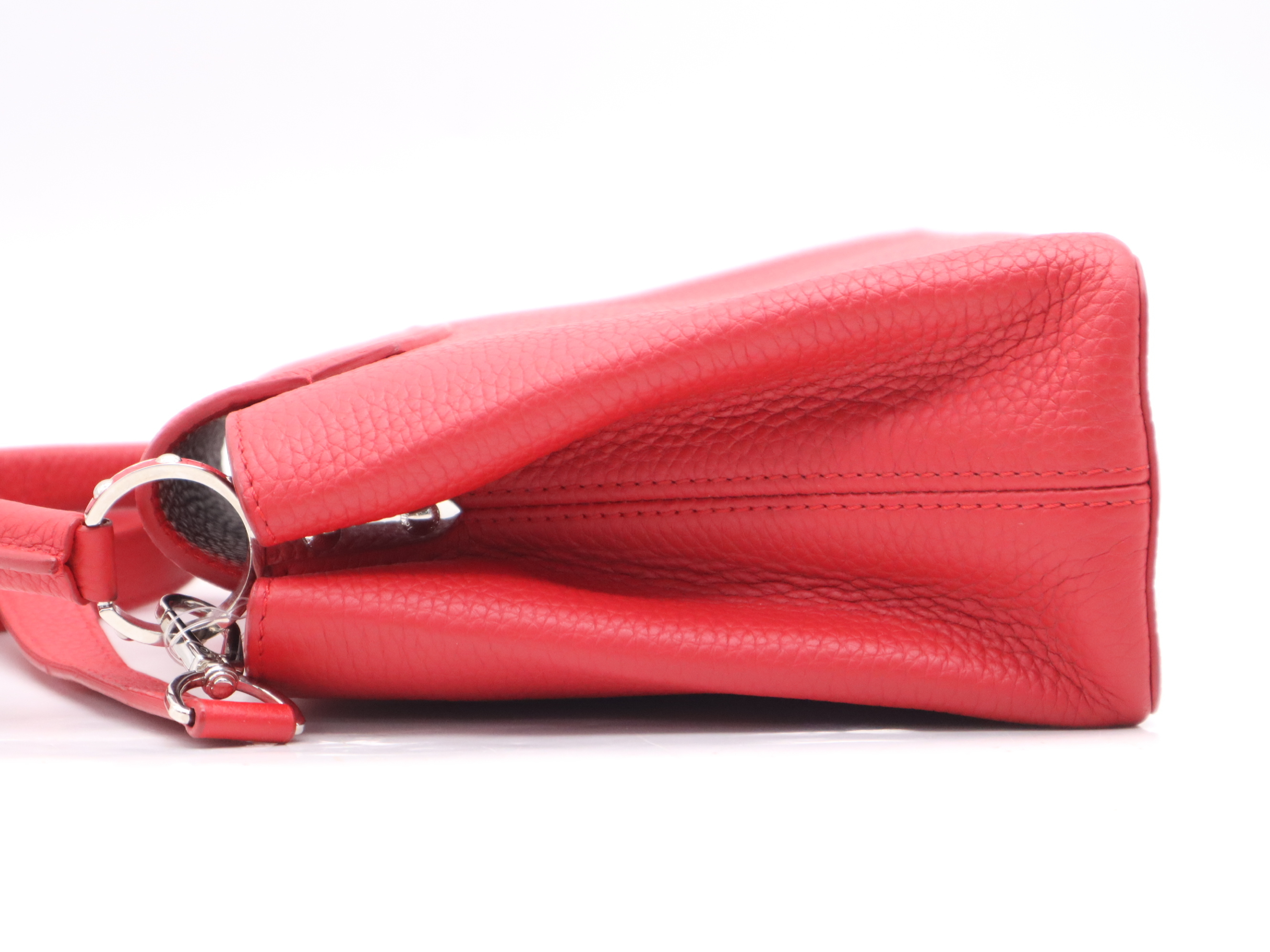 M94754 Parnasséa Capucines BB Ruby Handbag with Shoulder Strap — view 3