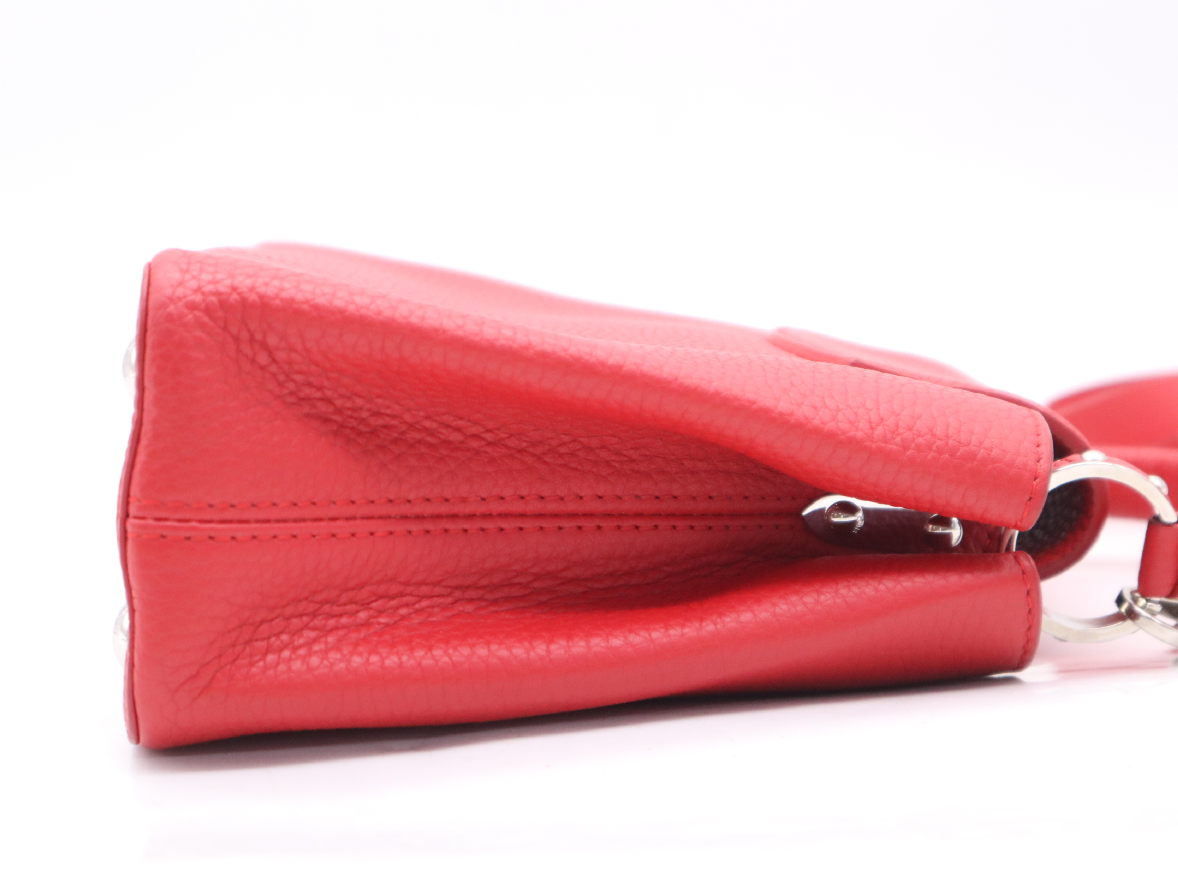 M94754 Parnasséa Capucines BB Ruby Handbag with Shoulder Strap — view 5