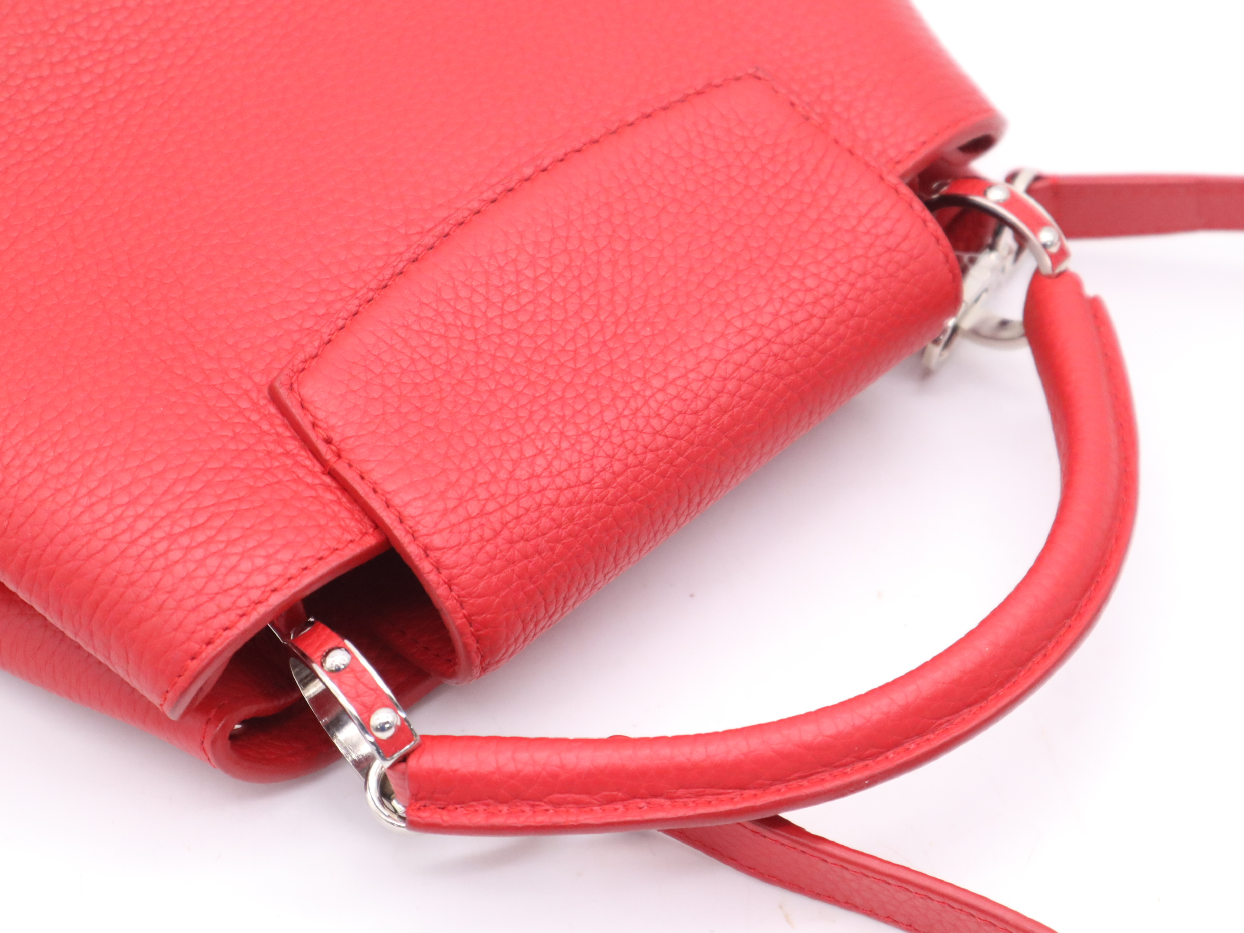 M94754 Parnasséa Capucines BB Ruby Handbag with Shoulder Strap — view 6