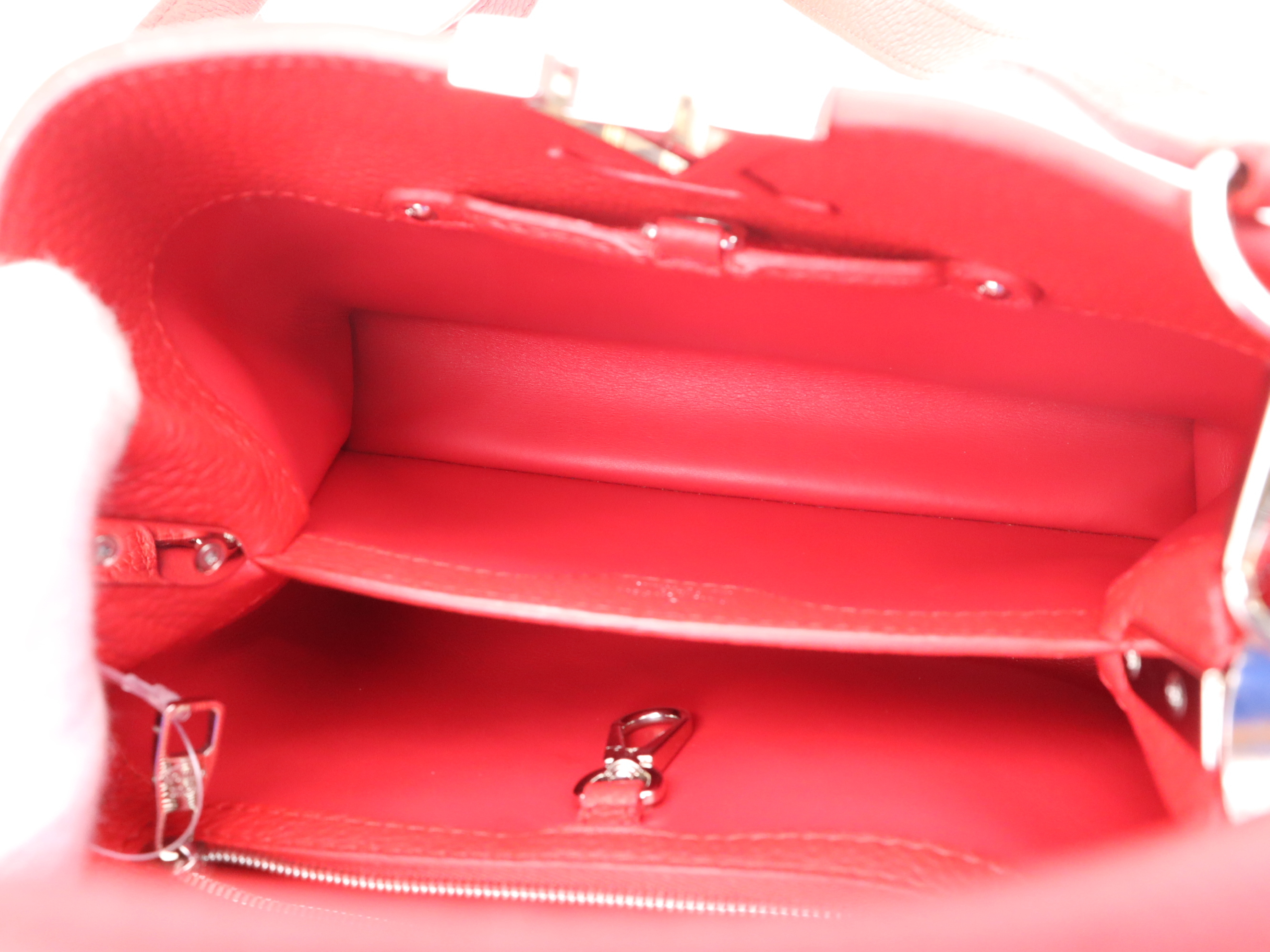 M94754 Parnasséa Capucines BB Ruby Handbag with Shoulder Strap — view 10