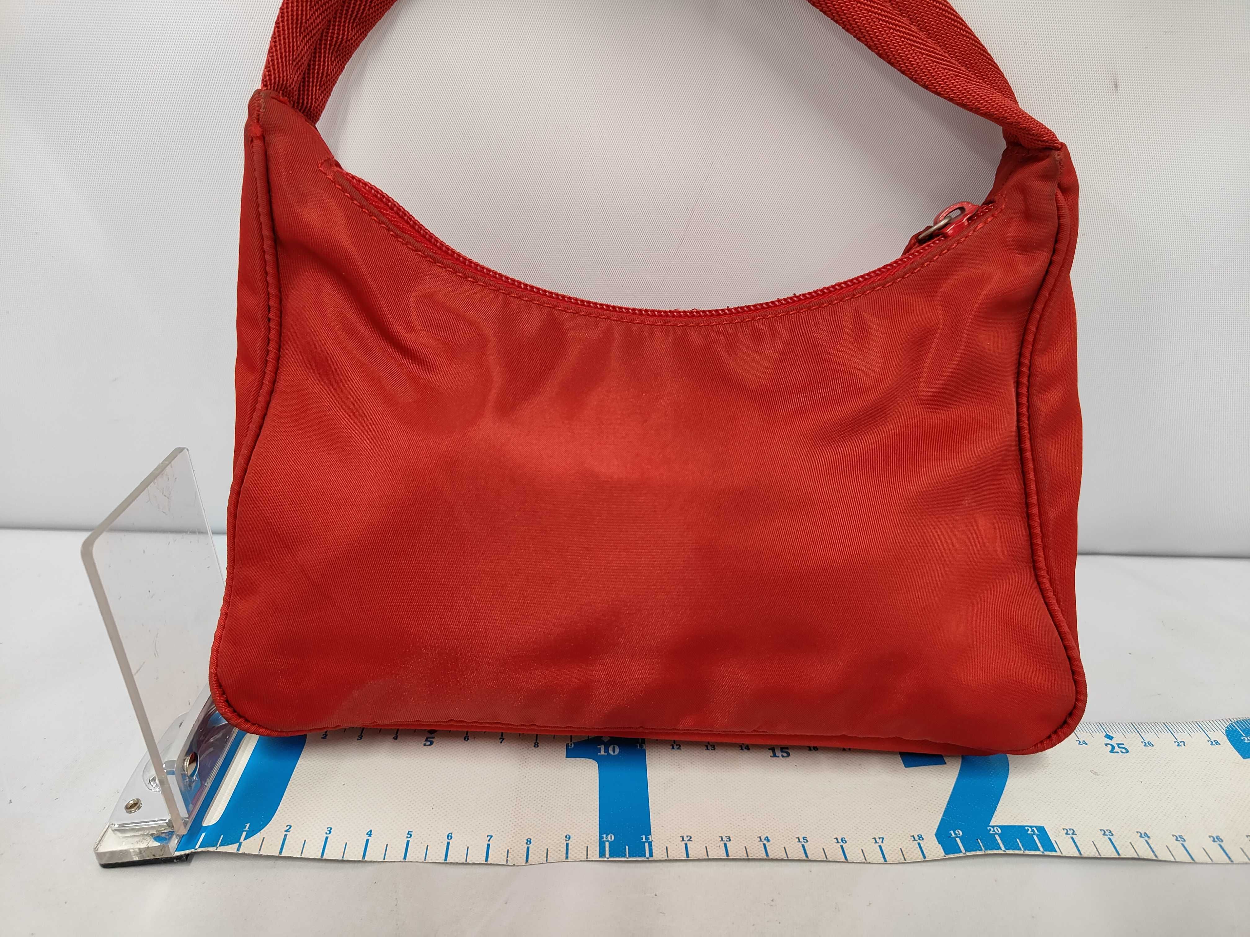 Nylon Handbag Red Handbag — view 2