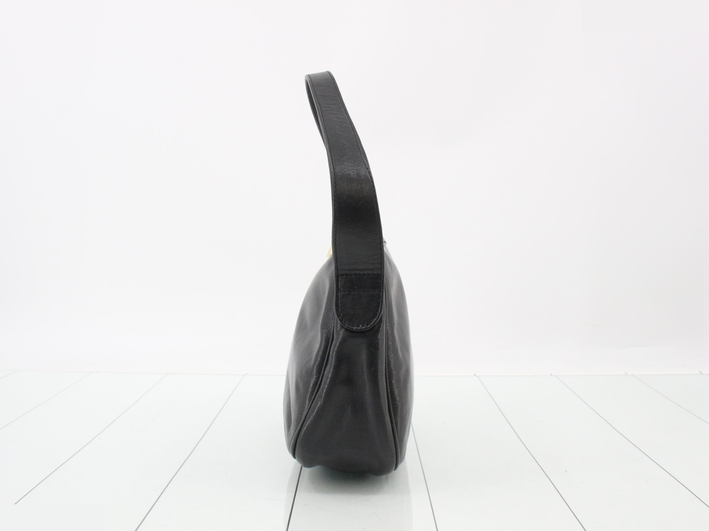 Anagram Leather Shoulder Bag — view 3