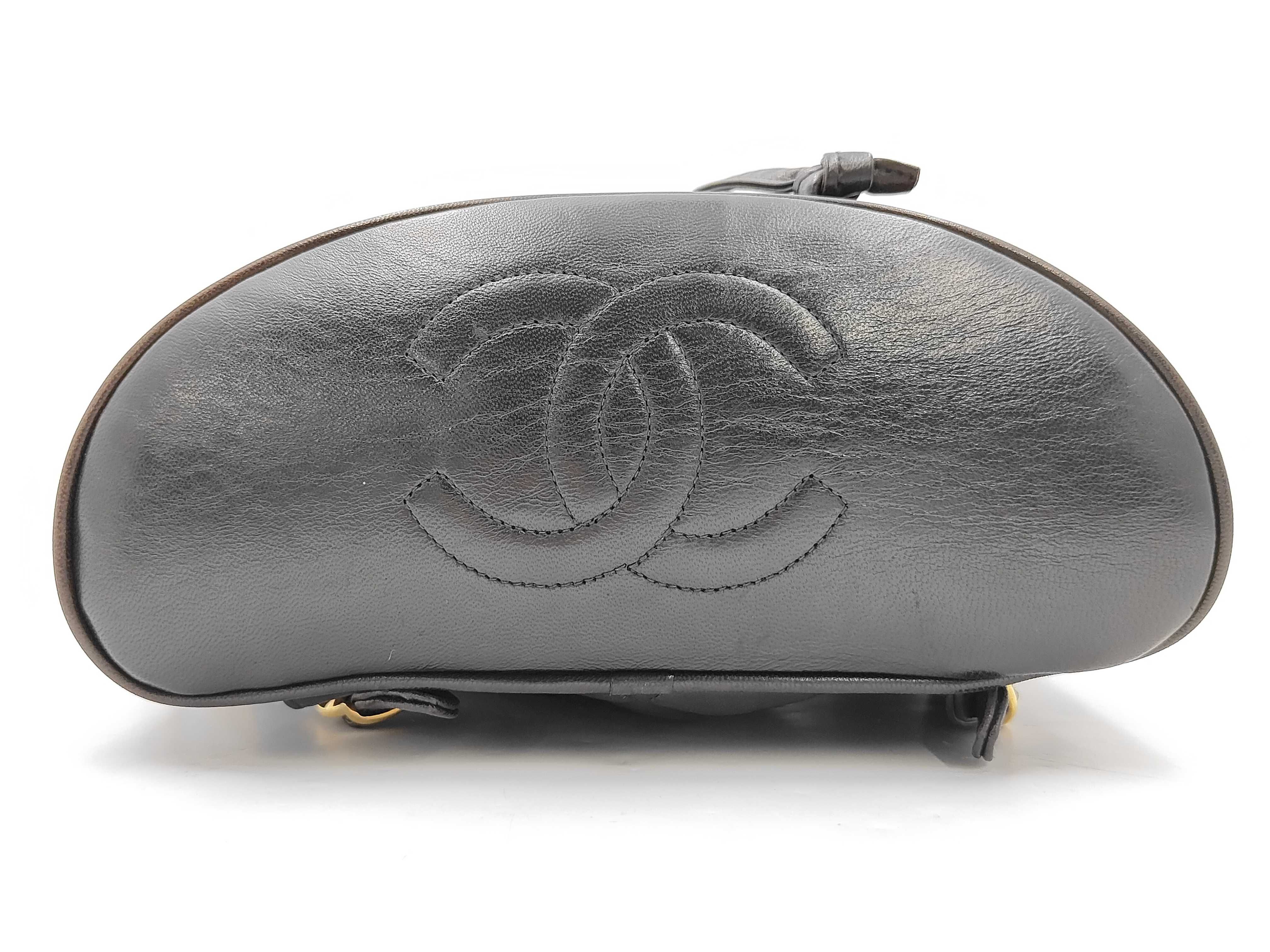 Matelassé/Lambskin Black Backpack — view 7