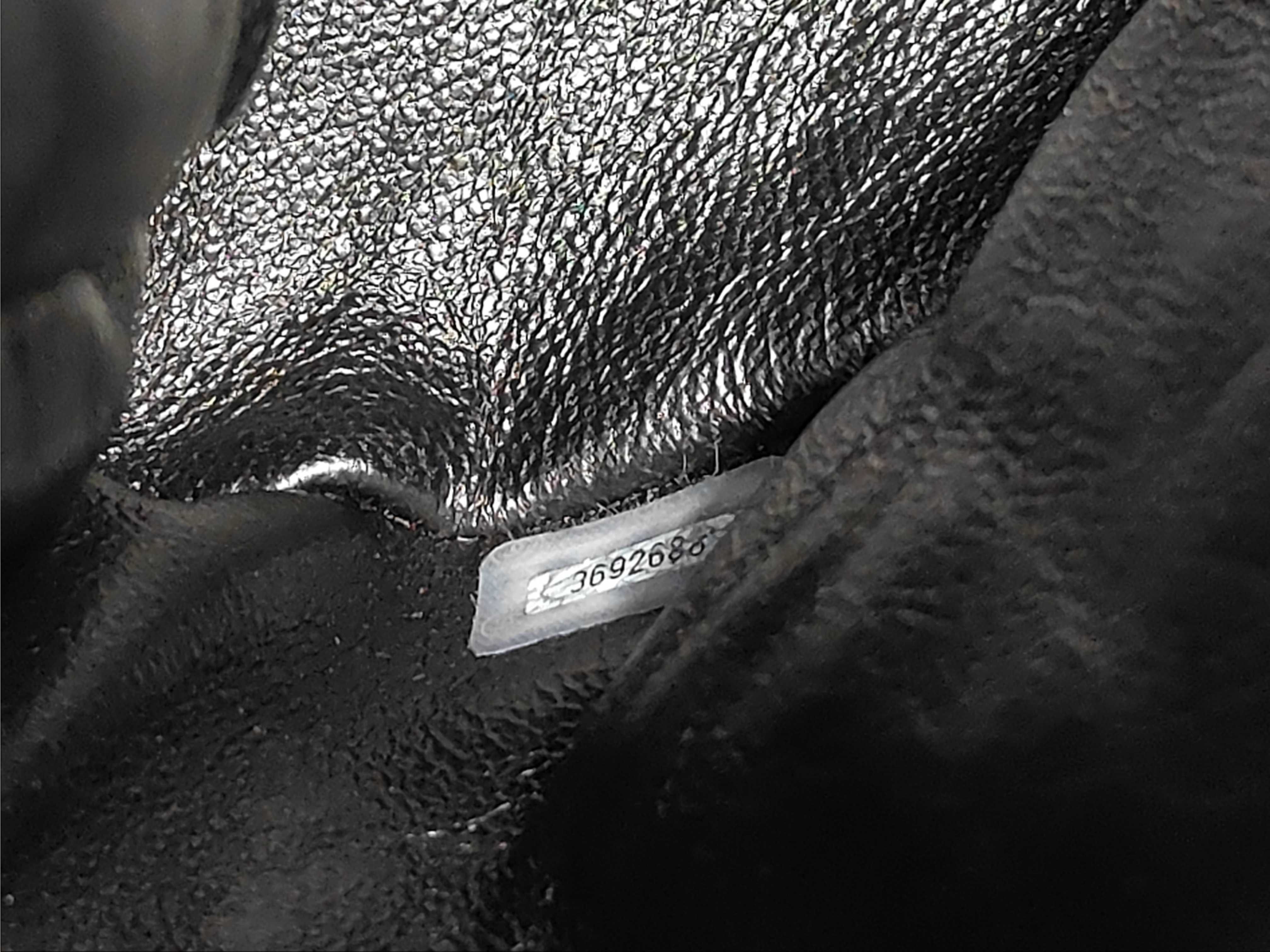 Matelassé/Lambskin Black Backpack — view 10