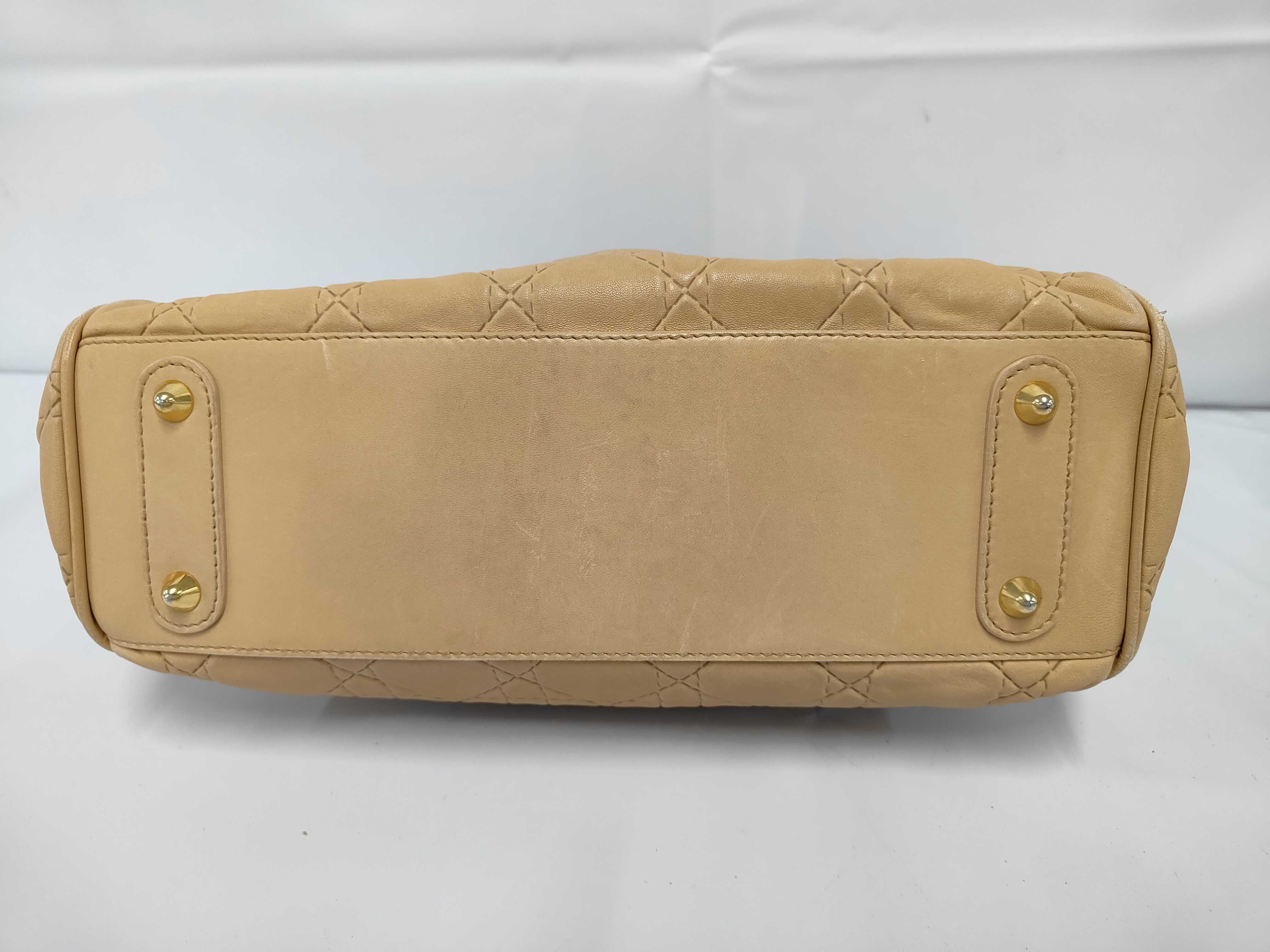 Lady Dior Cannage Leather Handbag — view 3