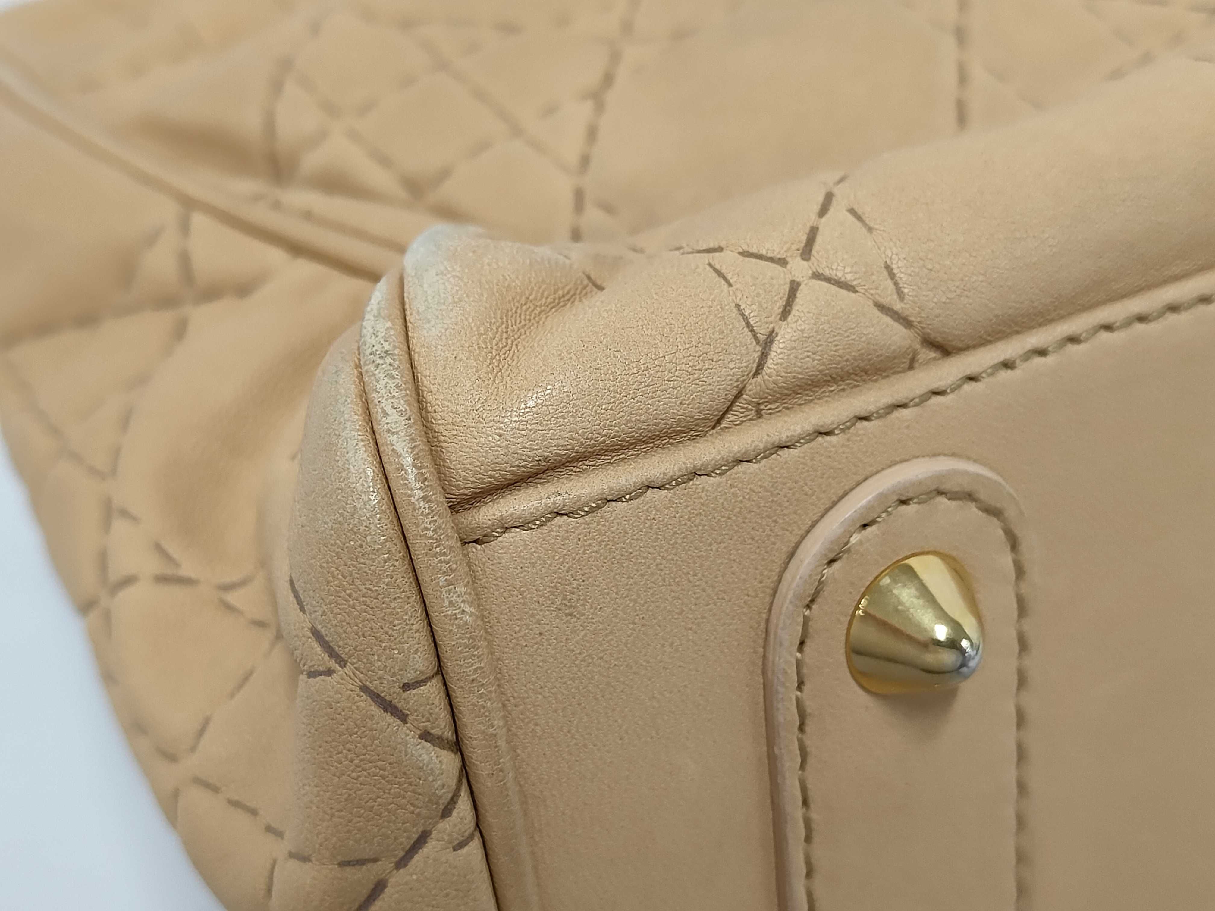 Lady Dior Cannage Leather Handbag — view 4