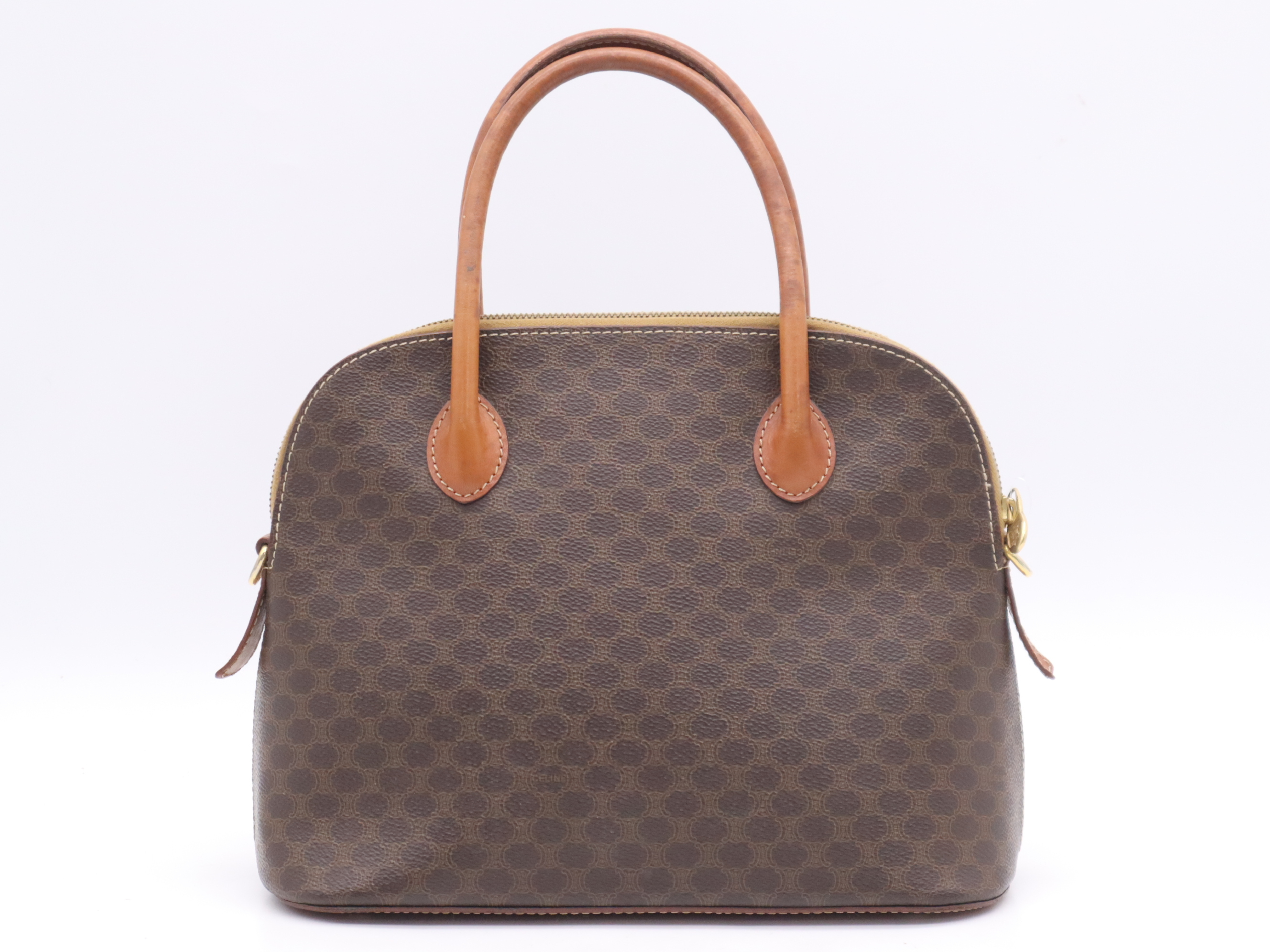 Leather Macadam Pattern Handbag — view 2
