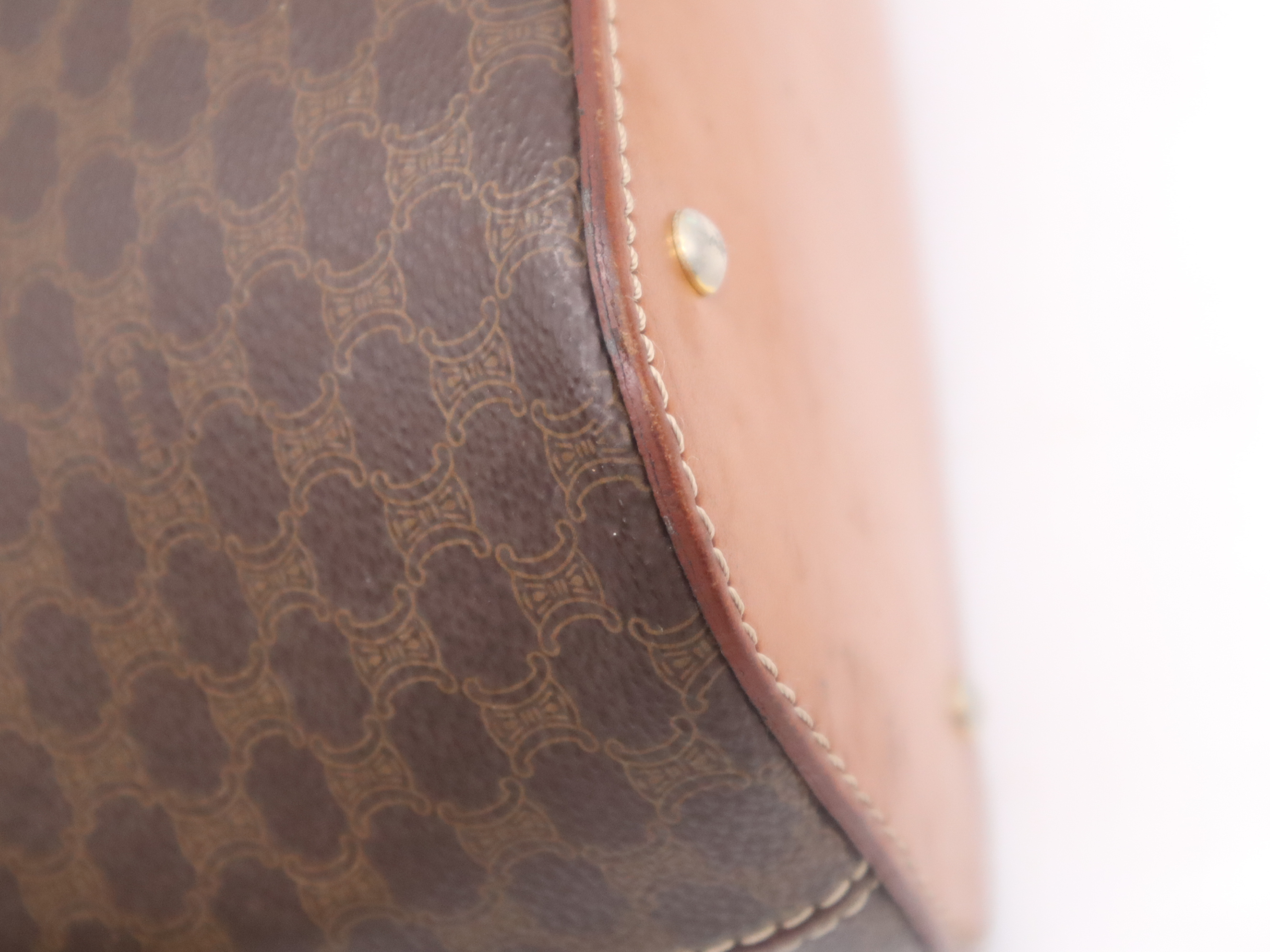 Leather Macadam Pattern Handbag — view 11