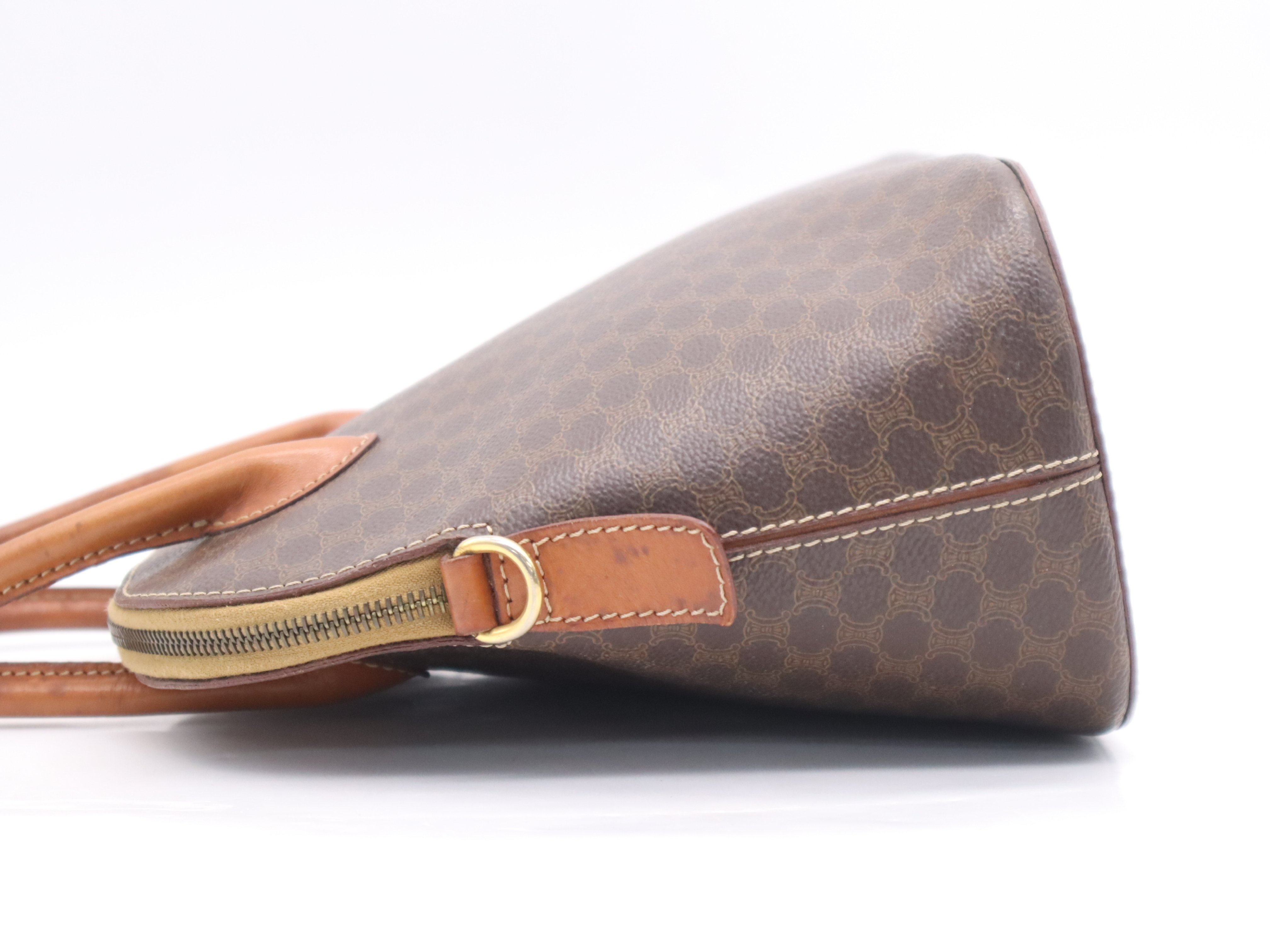 Leather Macadam Pattern Handbag — view 3