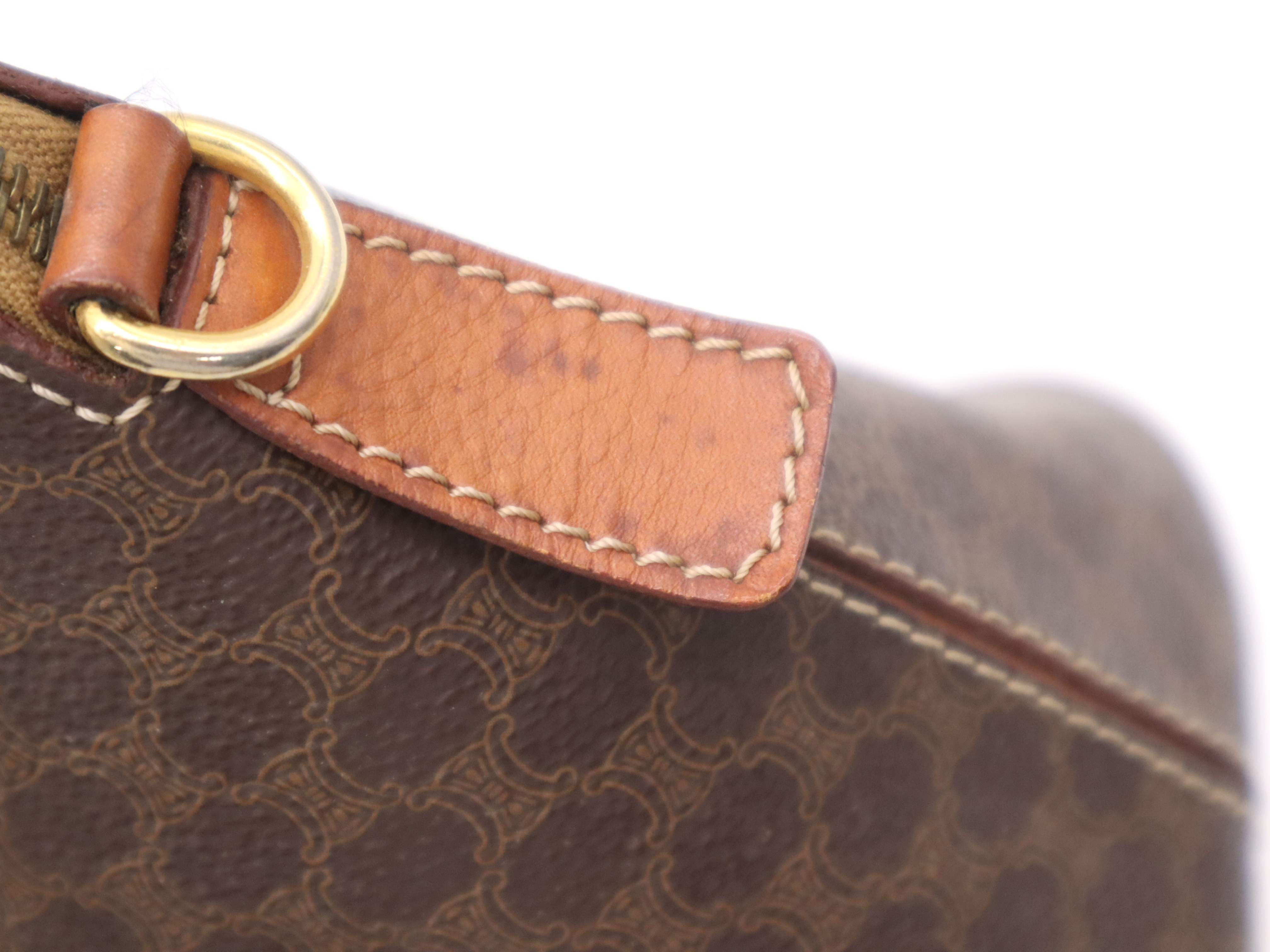 Leather Macadam Pattern Handbag — view 10
