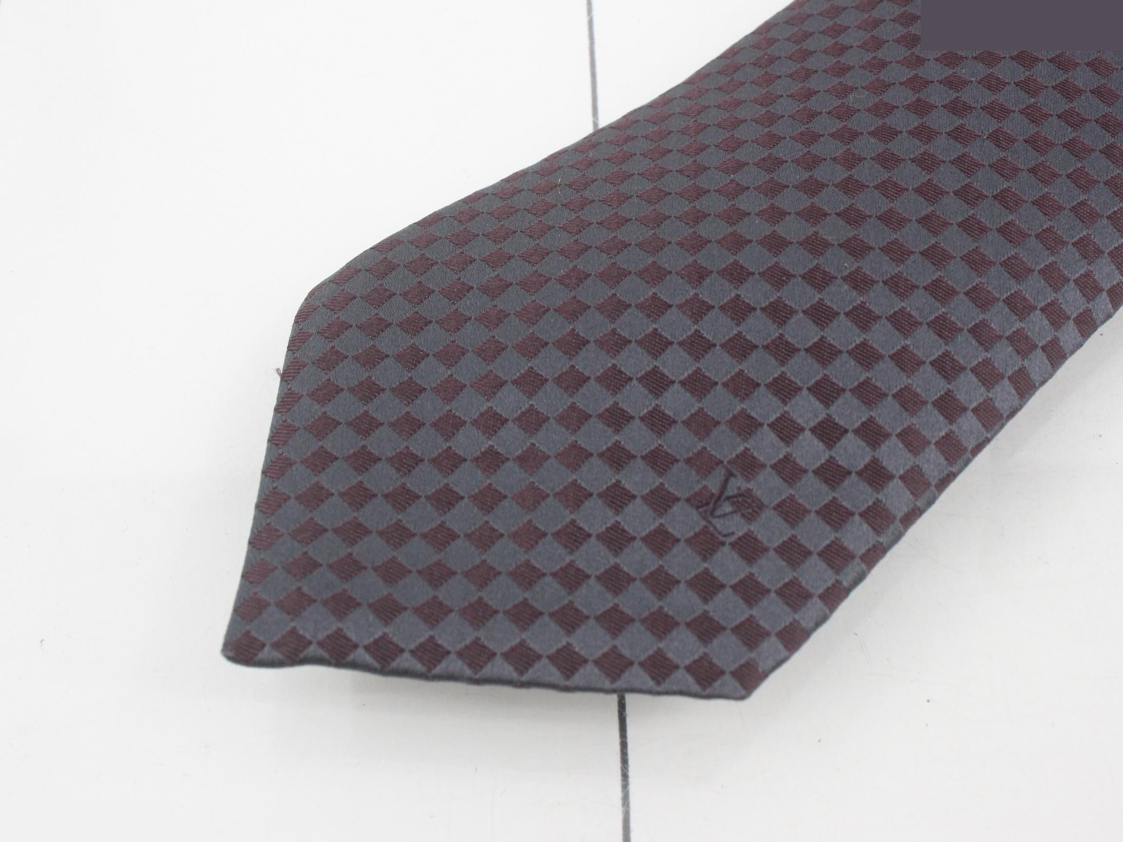 Damier necktie — view 3