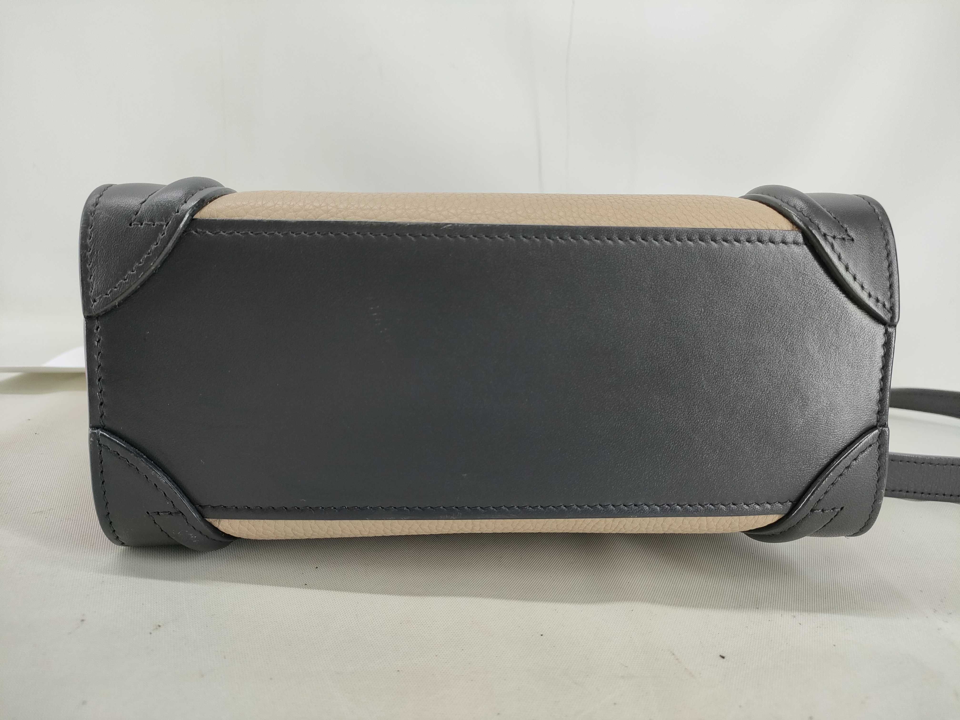 Luggage Nano Taupe/Pink Handbag — view 3