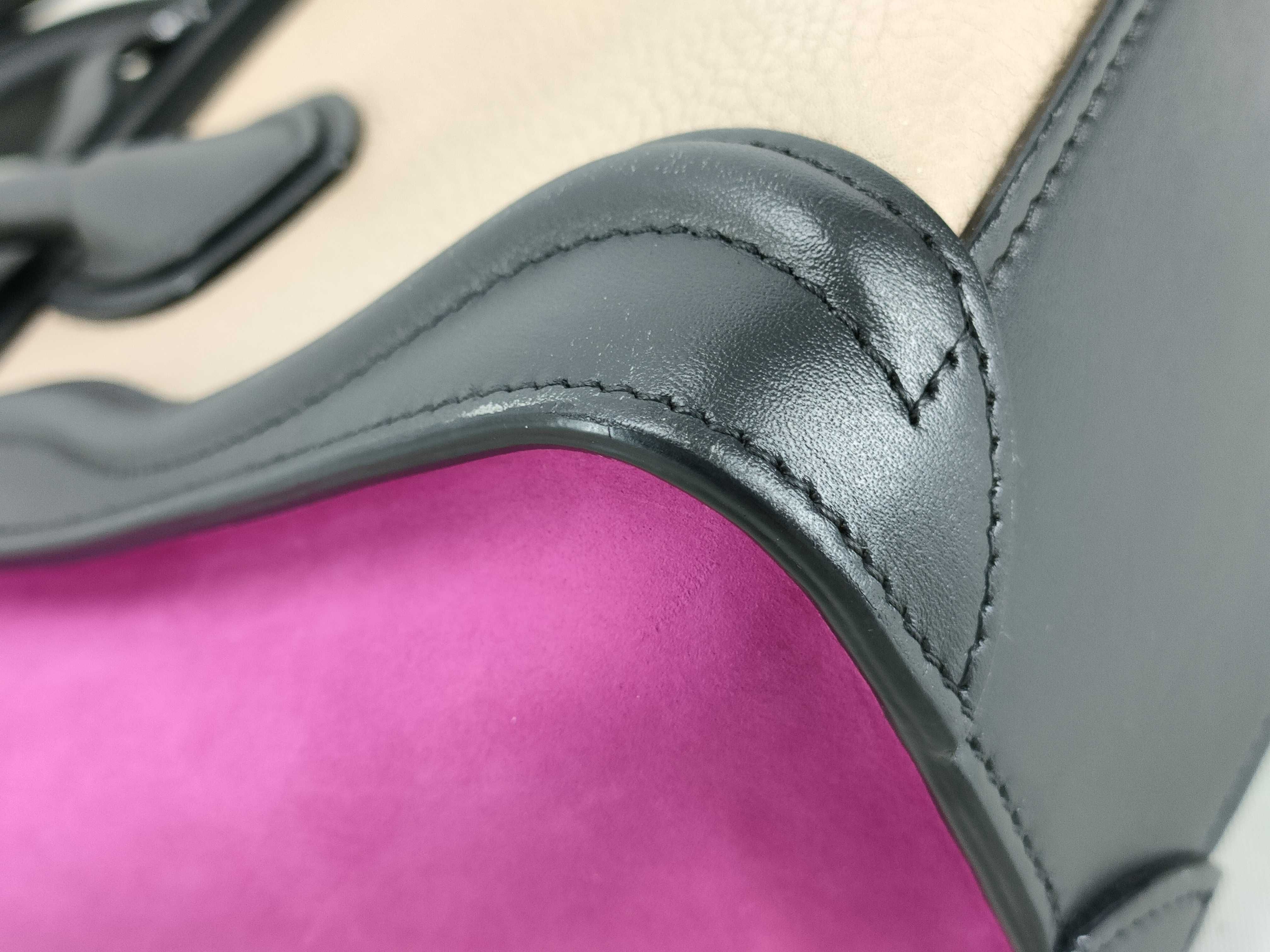 Luggage Nano Taupe/Pink Handbag — view 4