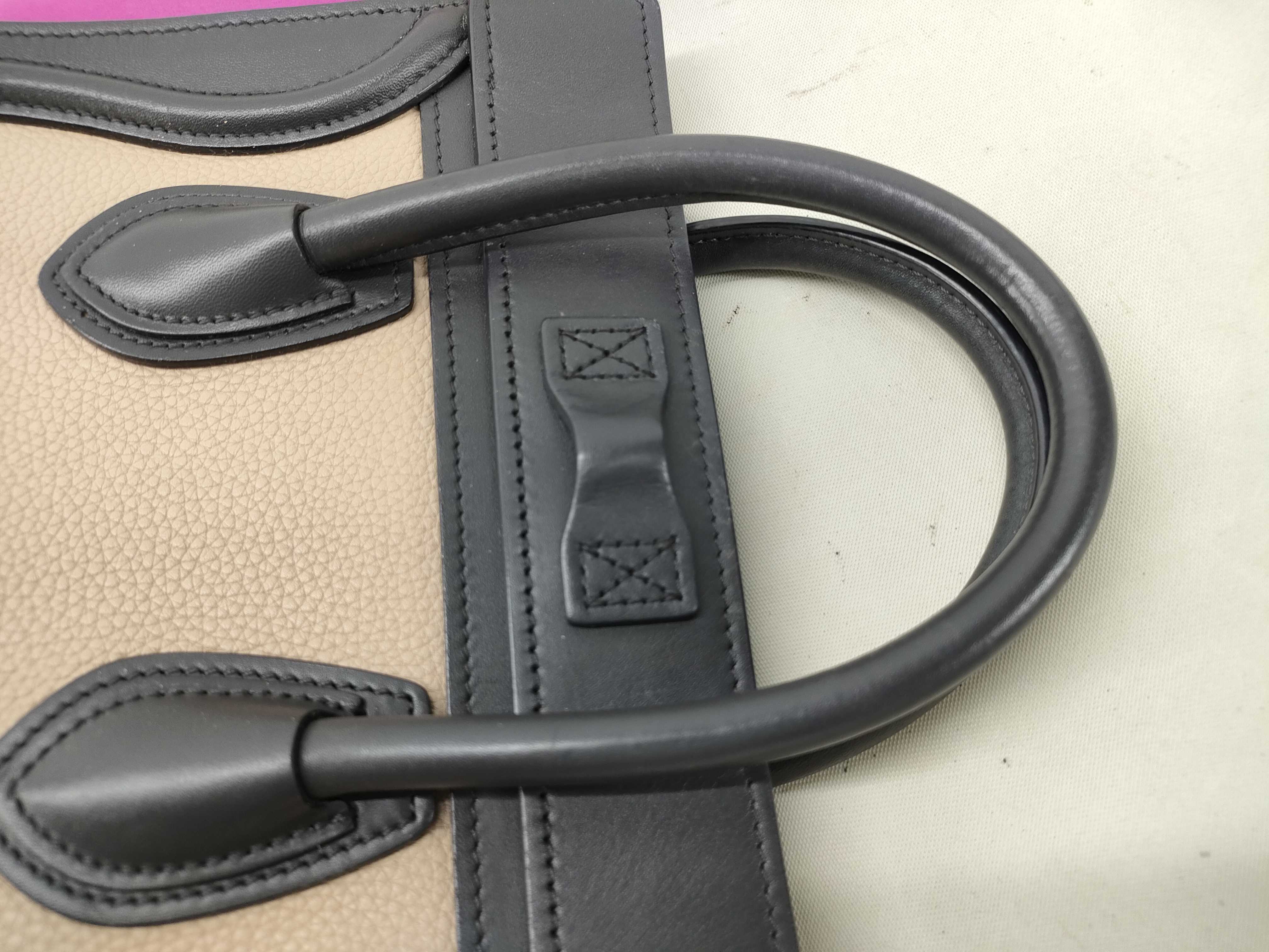 Luggage Nano Taupe/Pink Handbag — view 5