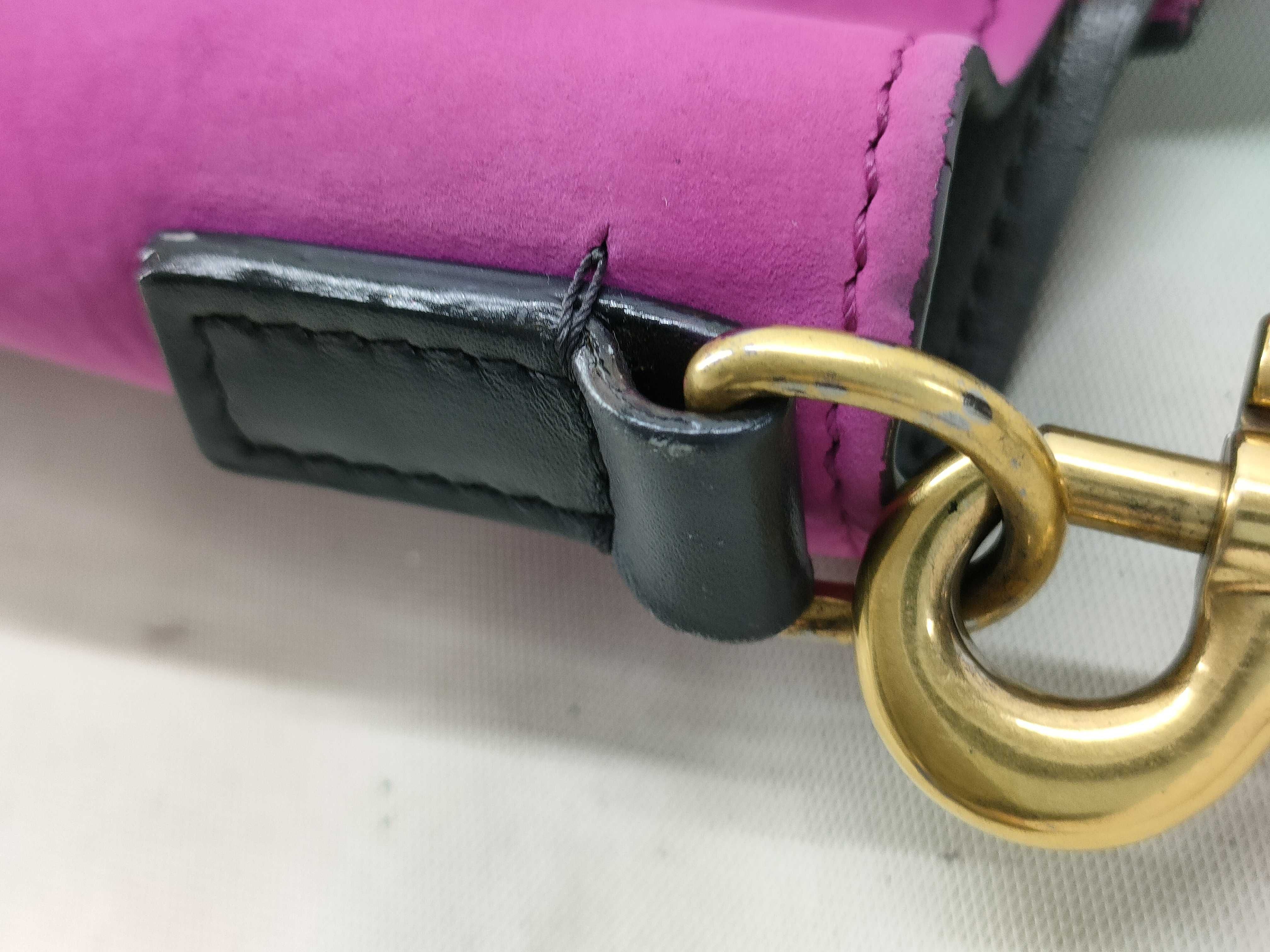Luggage Nano Taupe/Pink Handbag — view 7