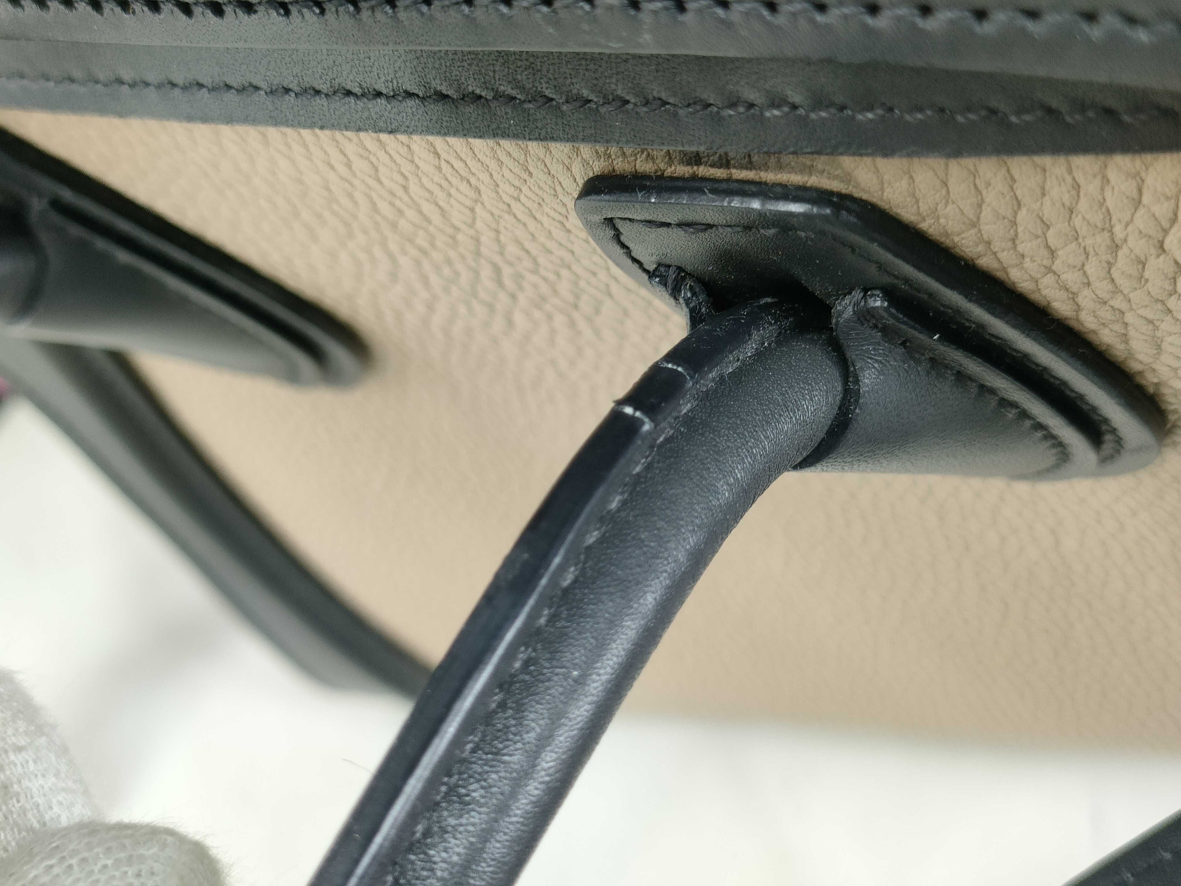 Luggage Nano Taupe/Pink Handbag — view 9