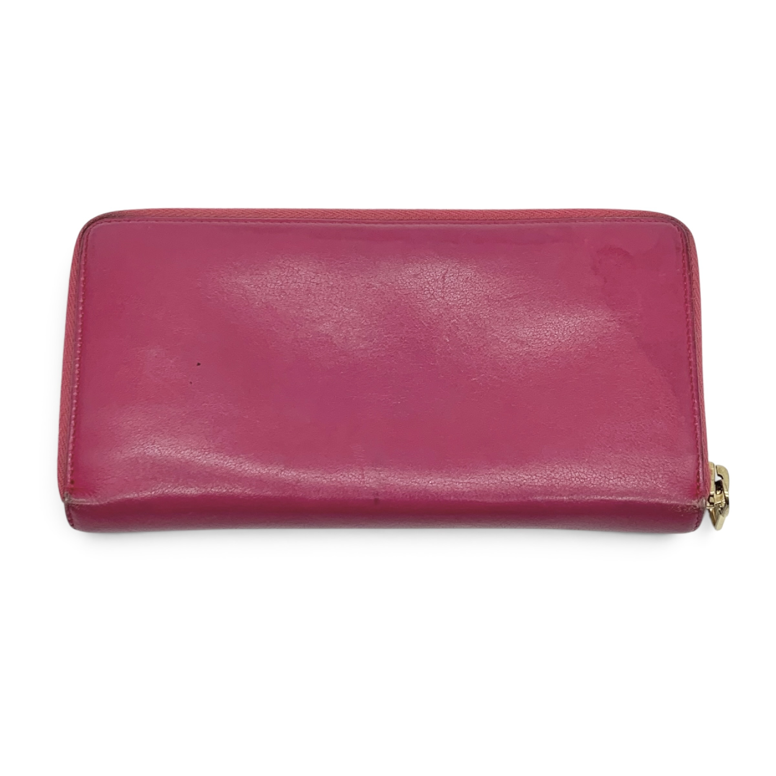 Pink Round Zip Long Wallet — view 2