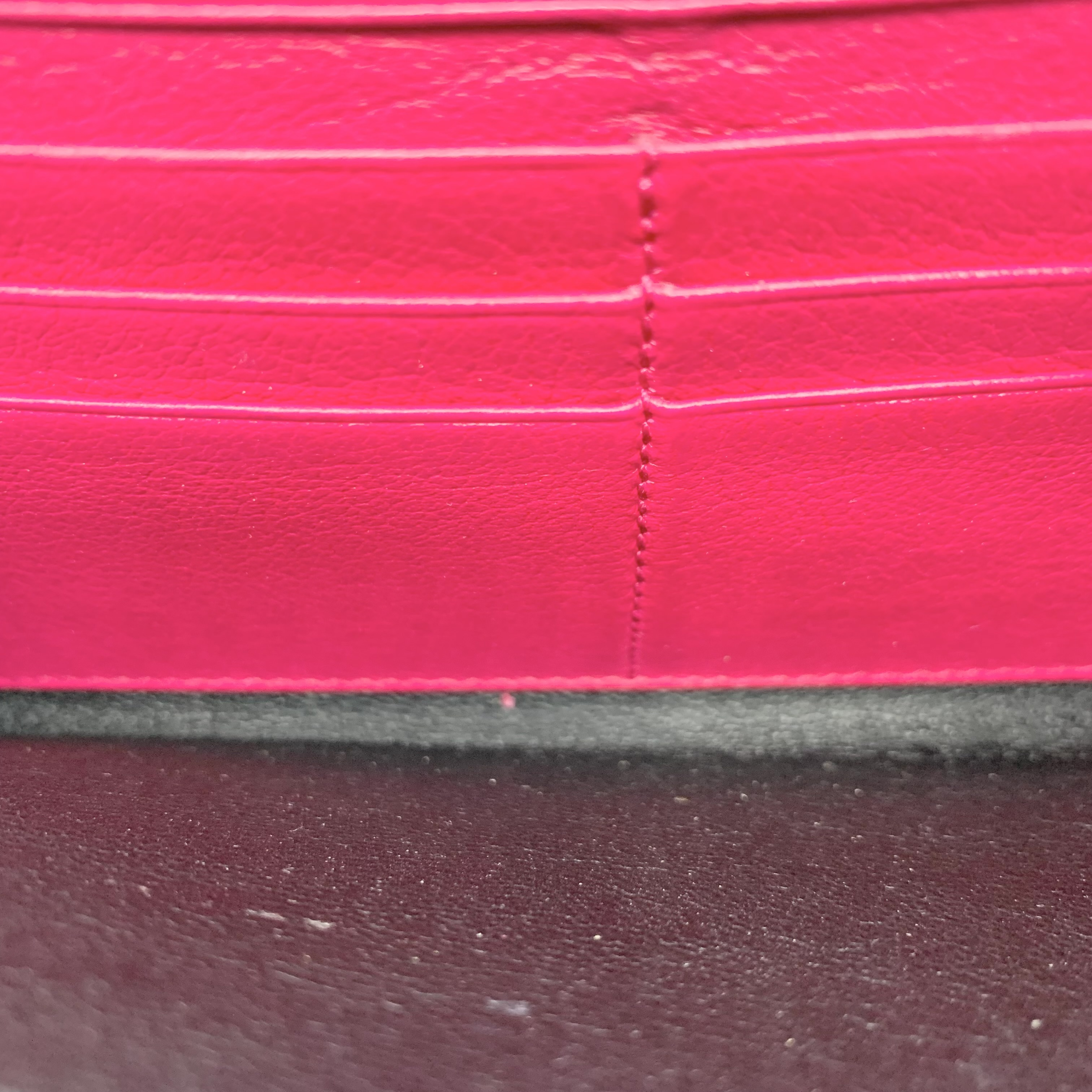 Pink Round Zip Long Wallet — view 4