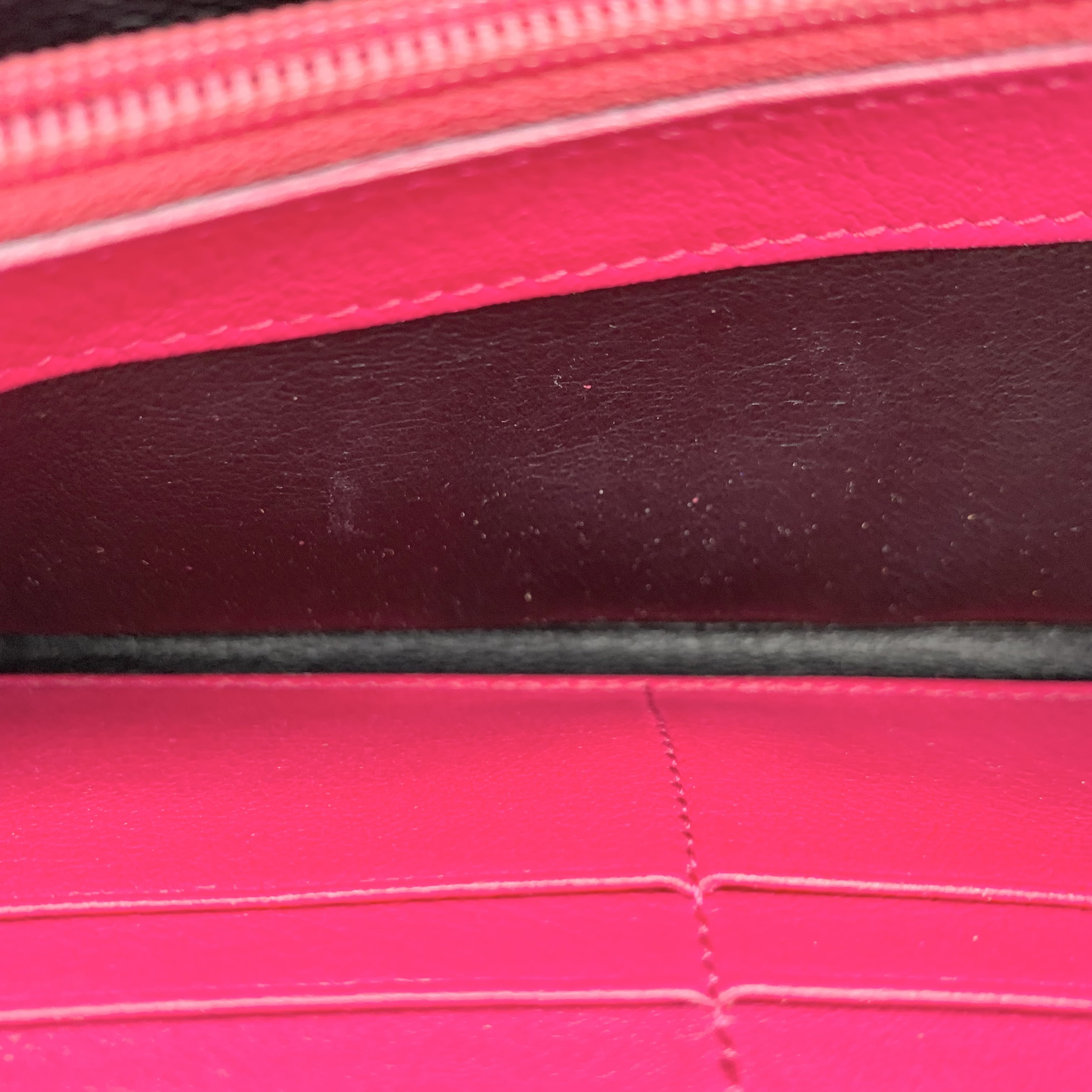 Pink Round Zip Long Wallet — view 6
