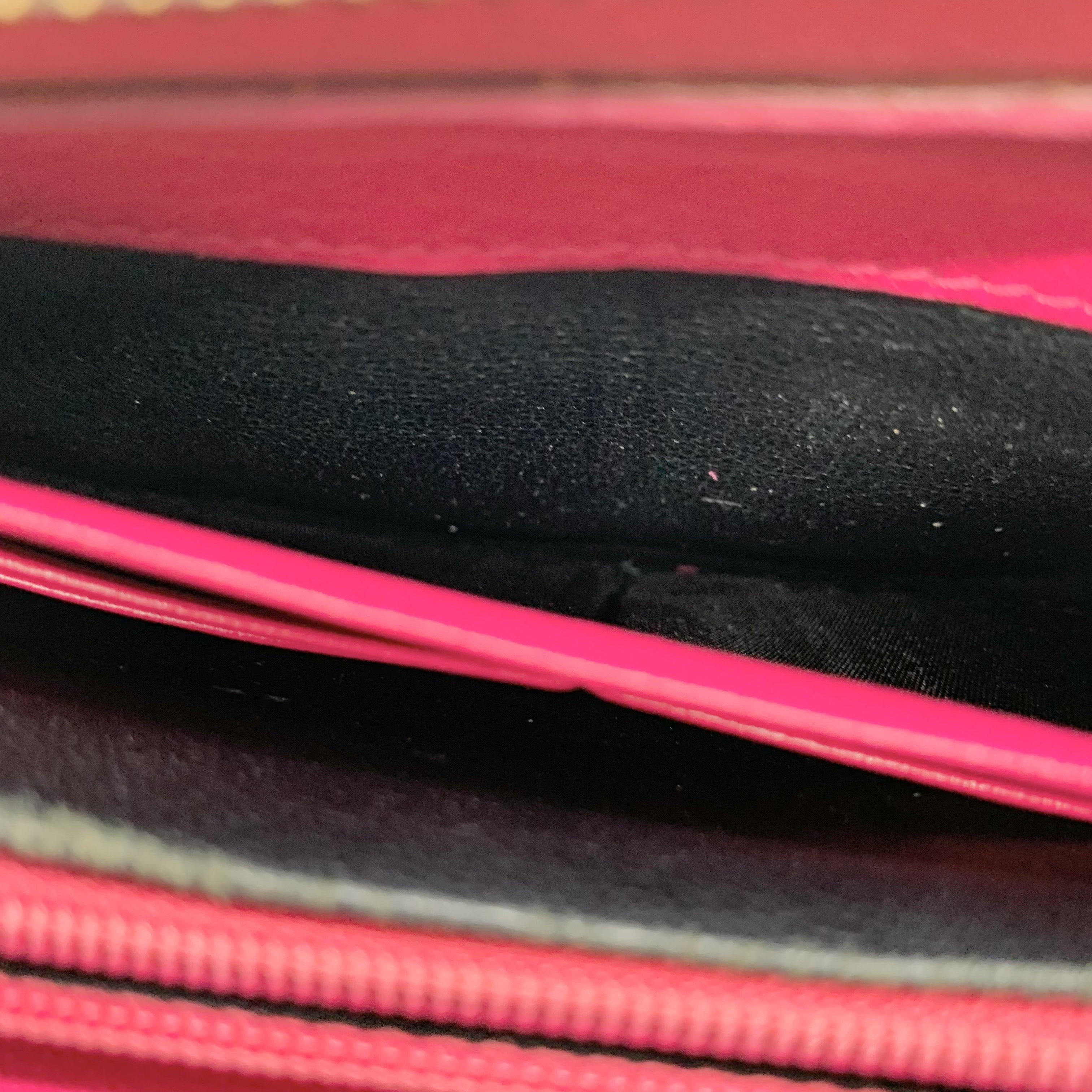 Pink Round Zip Long Wallet — view 7