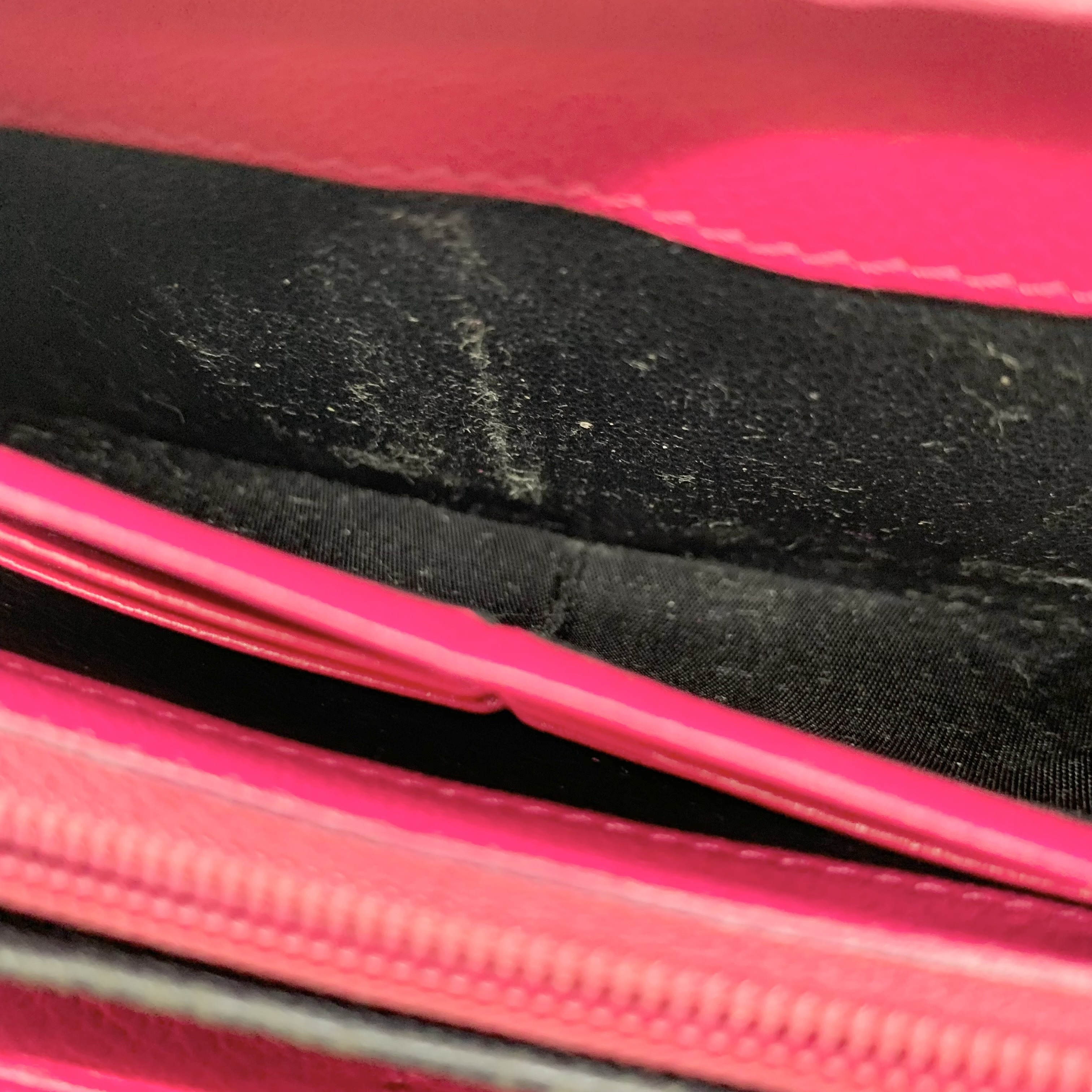 Pink Round Zip Long Wallet — view 8
