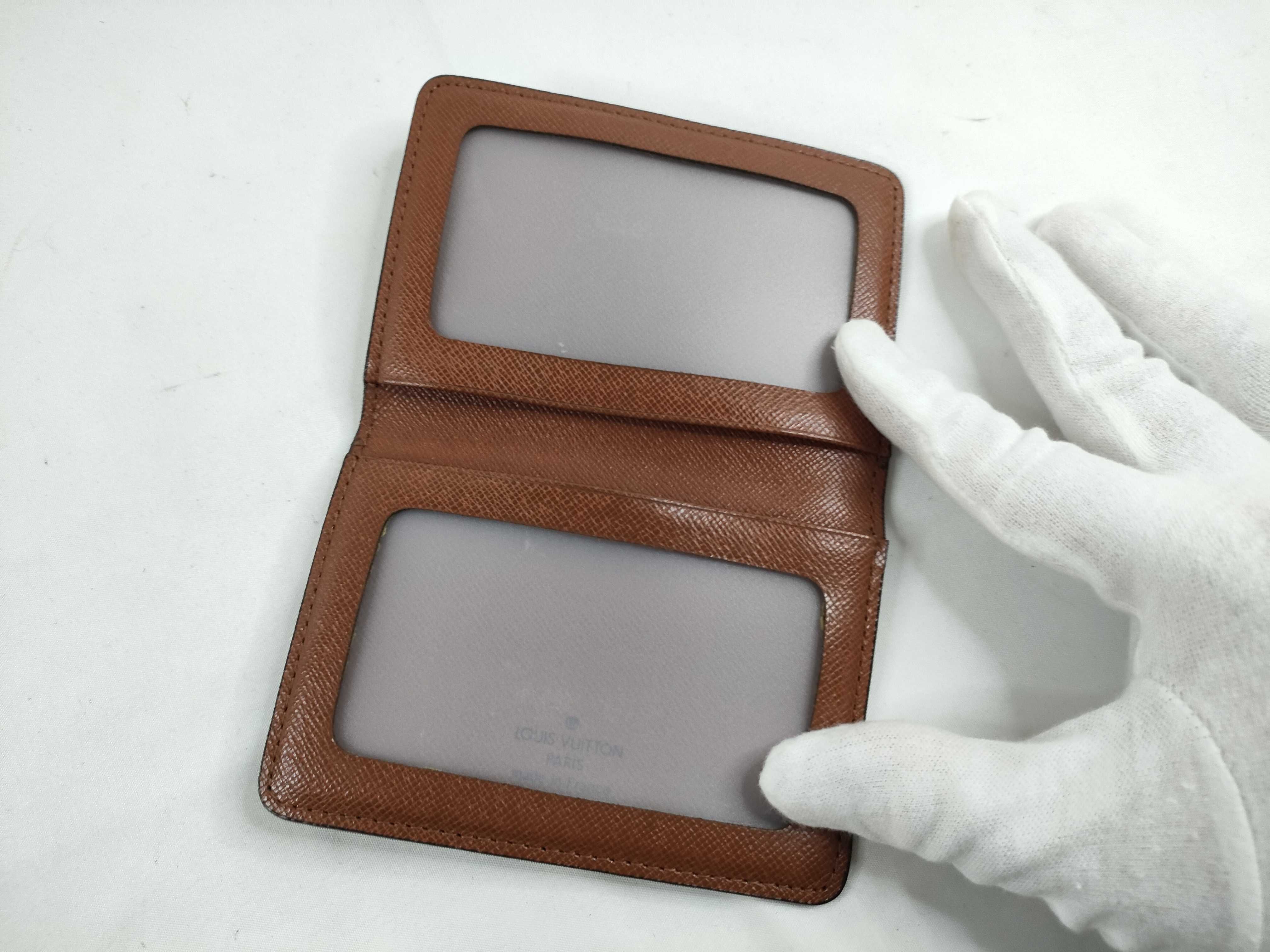 Monogram Louis Vuitton Pass Case Card Case — view 8